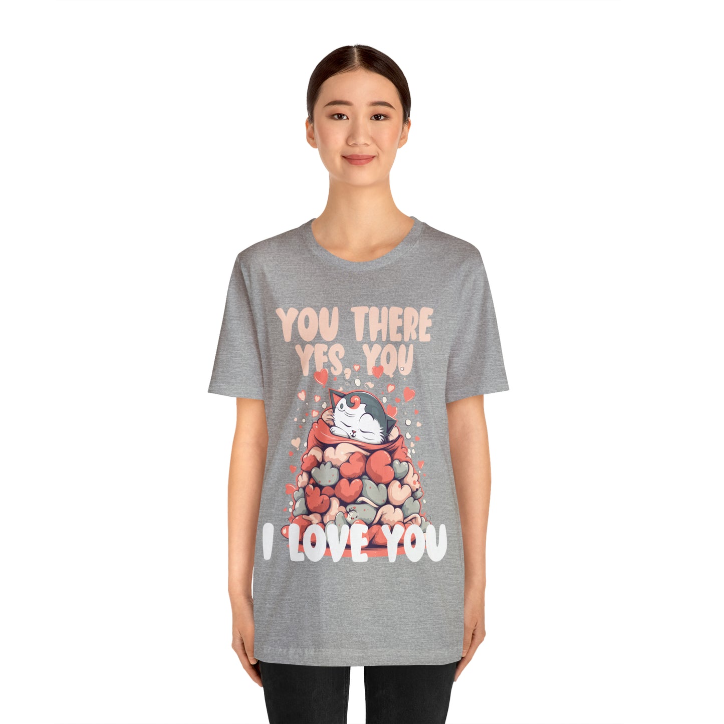 You There Yes, You I Love You Kitten Cat Lover Sleeping T-Shirt