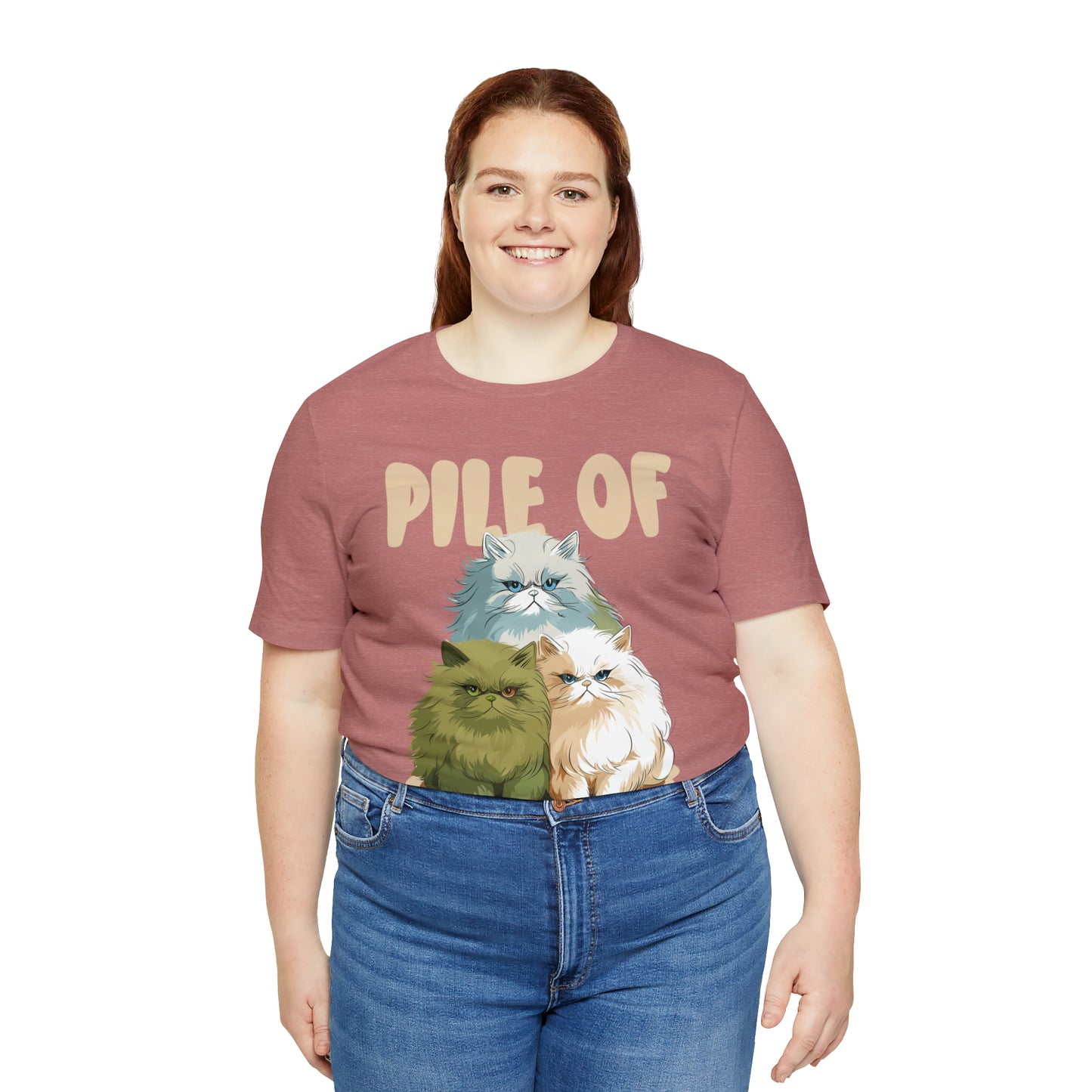 Cat Lover's Pile of Purr-fection Cute Feline Kitty T-Shirt