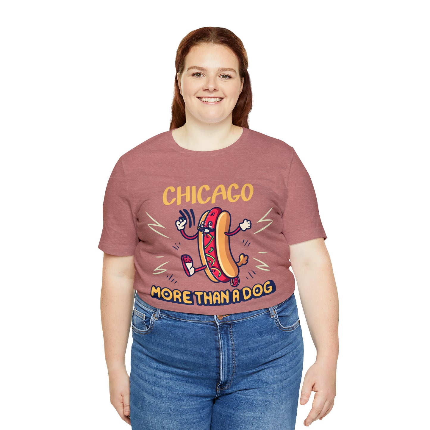 Chicago More Than a Dog Hot Dog Lover's Iconic Windy City T-Shirt