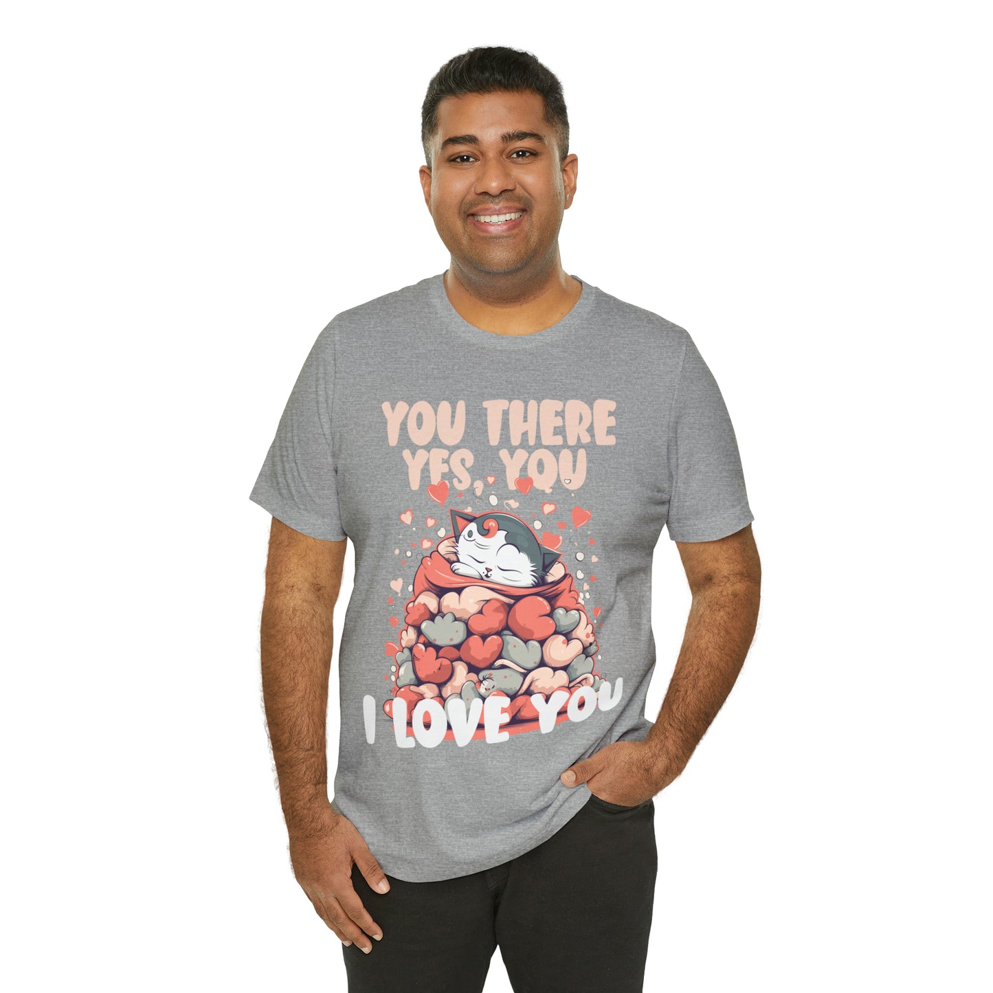 You There Yes, You I Love You Kitten Cat Lover Sleeping T-Shirt