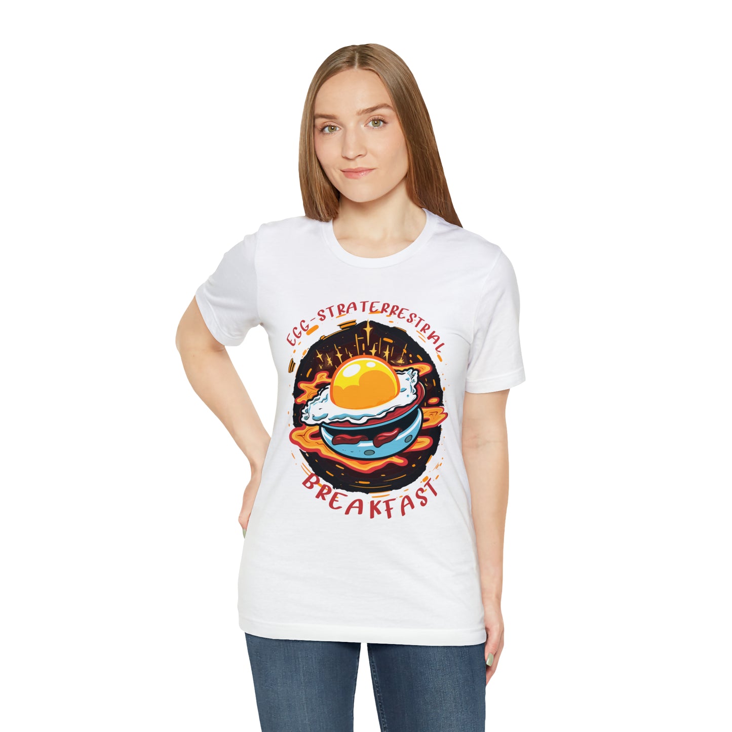 Egg-straterrestrial Breakfast: Out-of-This-World Egg Lovers T-Shirt