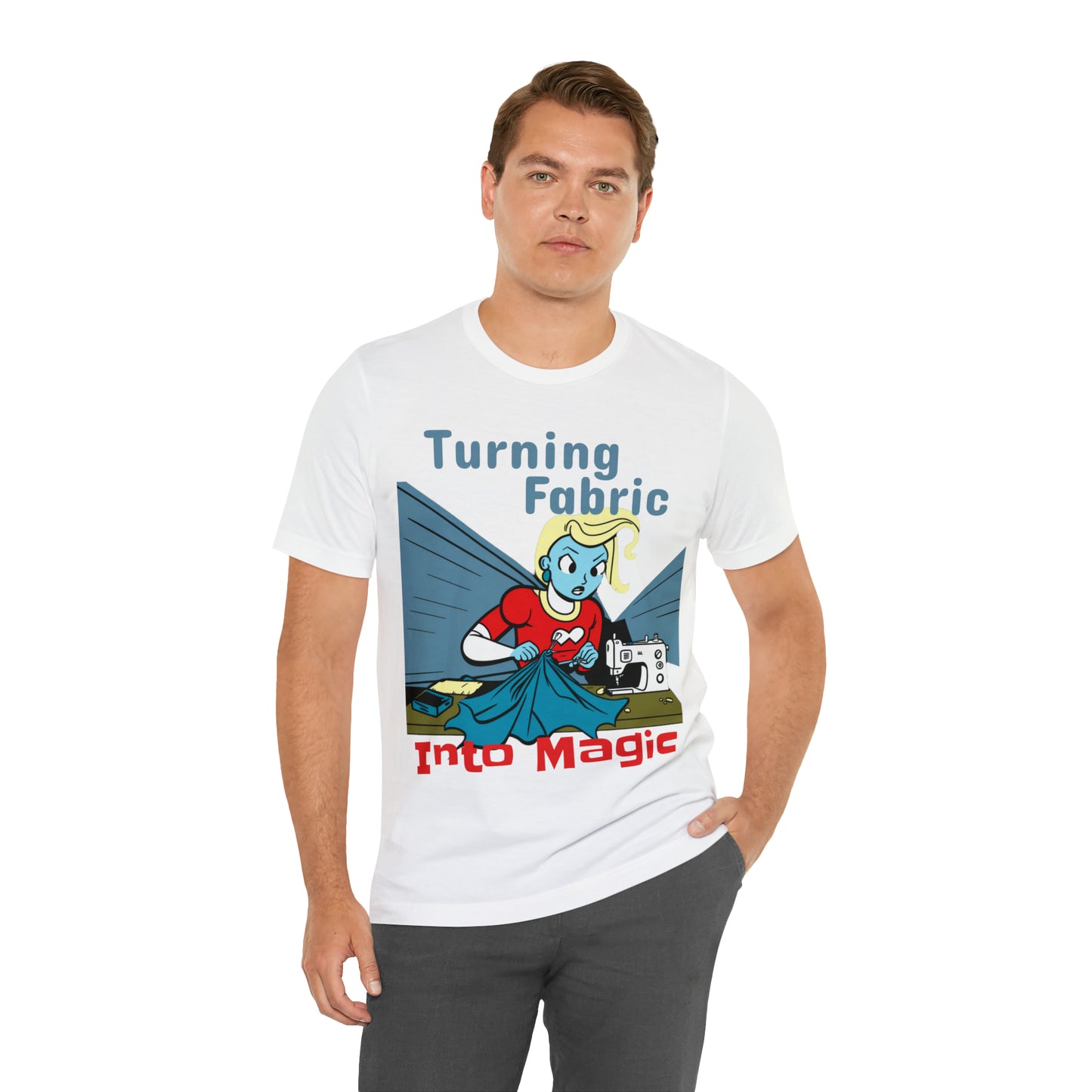 Turning Fabric In Magic Sewing Mystical Stitchery Creations T-Shirt