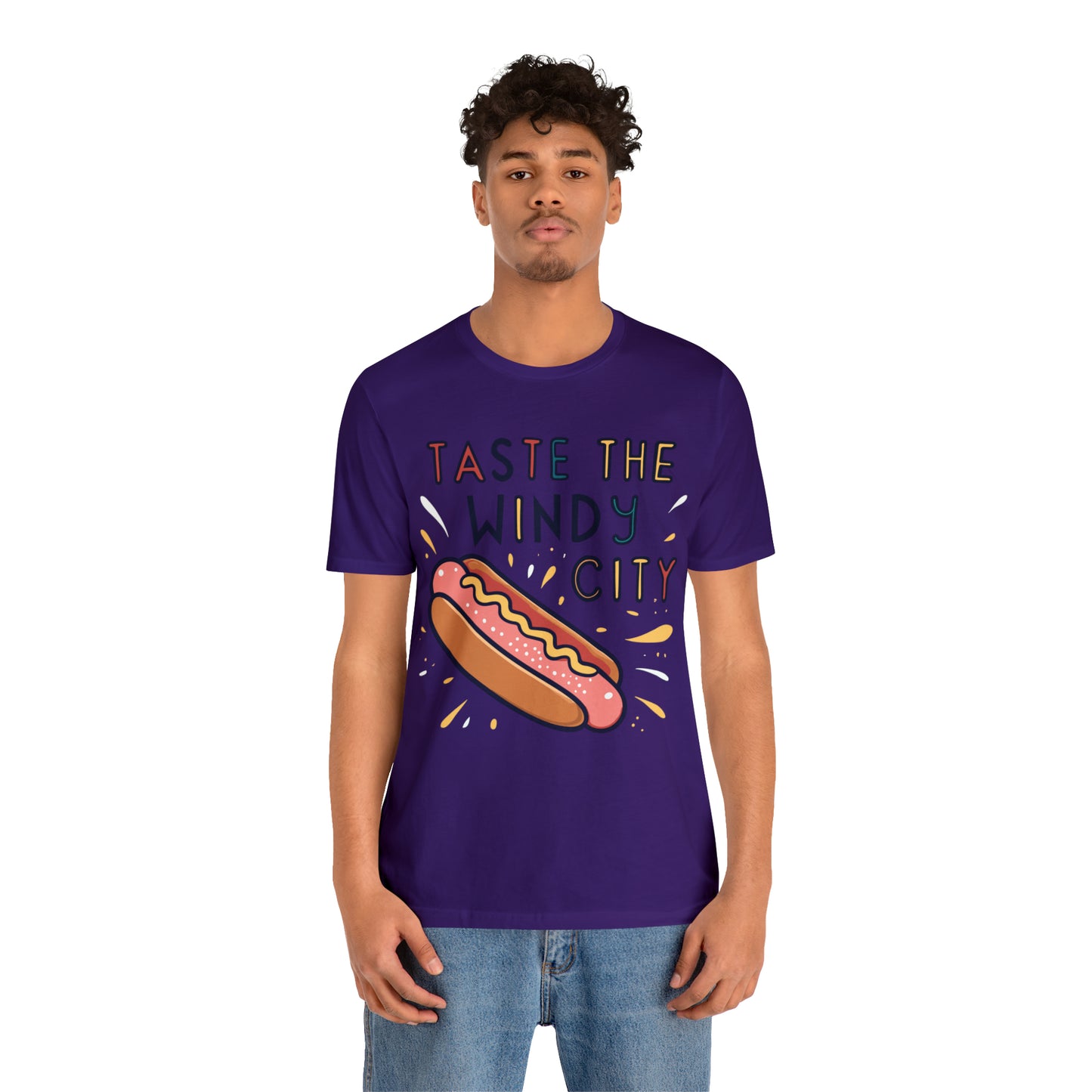 Taste The Windy City Chicago Hot Dog Lover Best Bites T-Shirt