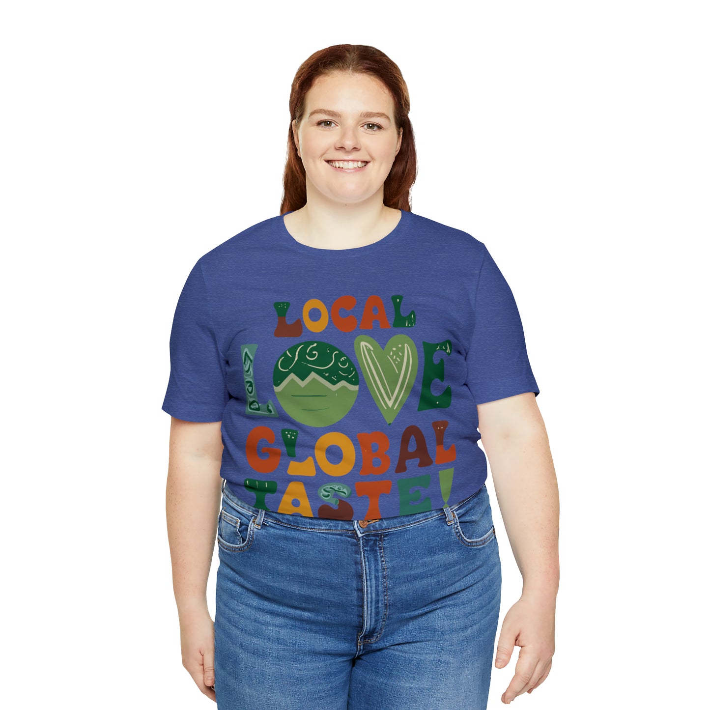 Local Love, Global Taste Culinary Farm-to-Table Cooking T-Shirt