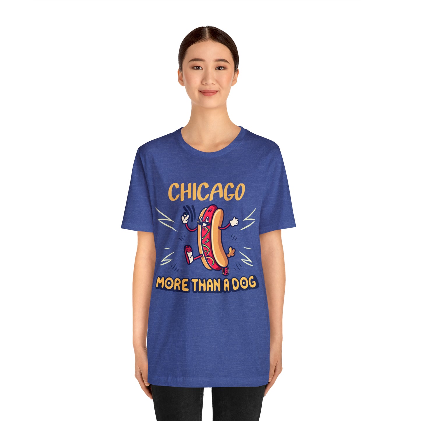 Chicago More Than a Dog Hot Dog Lover's Iconic Windy City T-Shirt