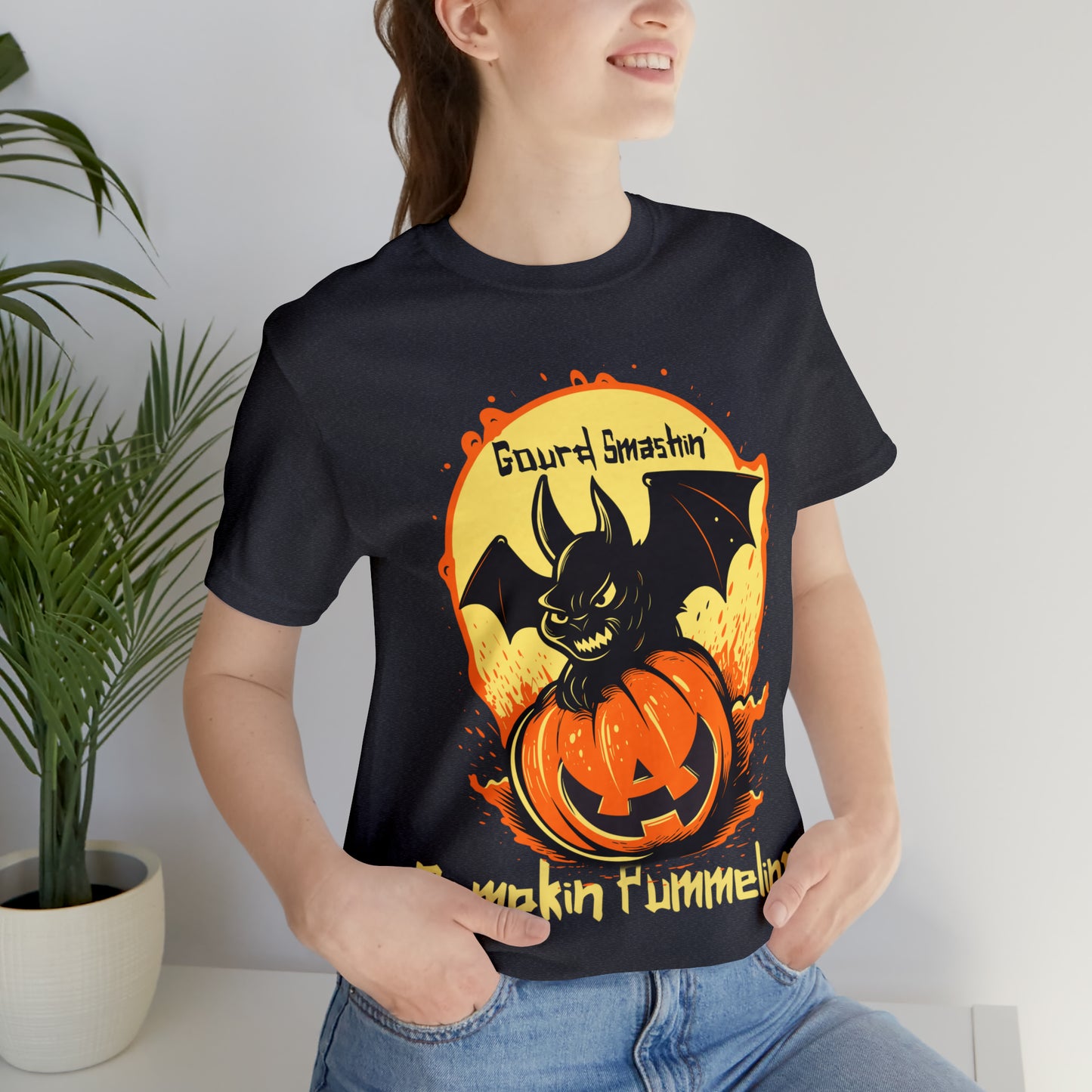 Gourd Smashin' Pumpkin Pummeling Halloween Autumn Harvest T-Shirt