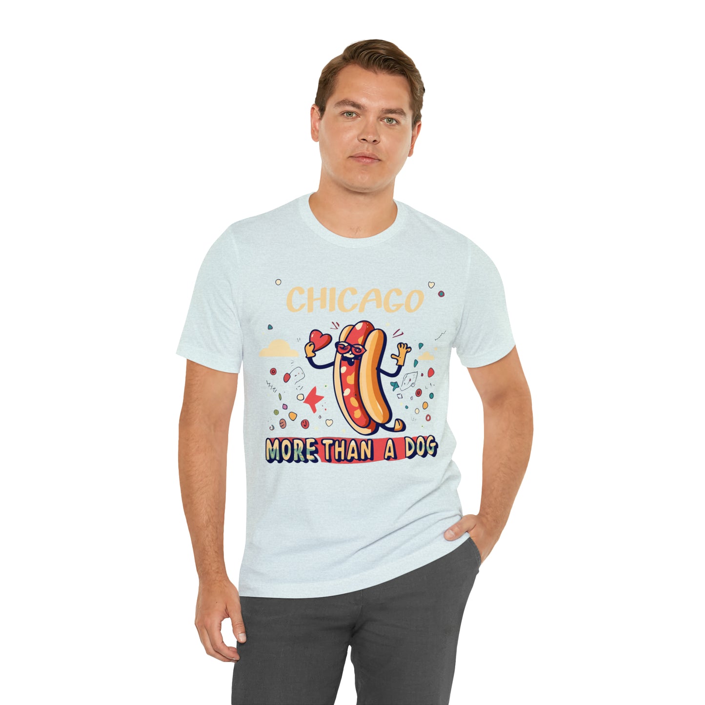 Chicago More Than a Dog Hot Dog Lover's Iconic Windy City T-Shirt