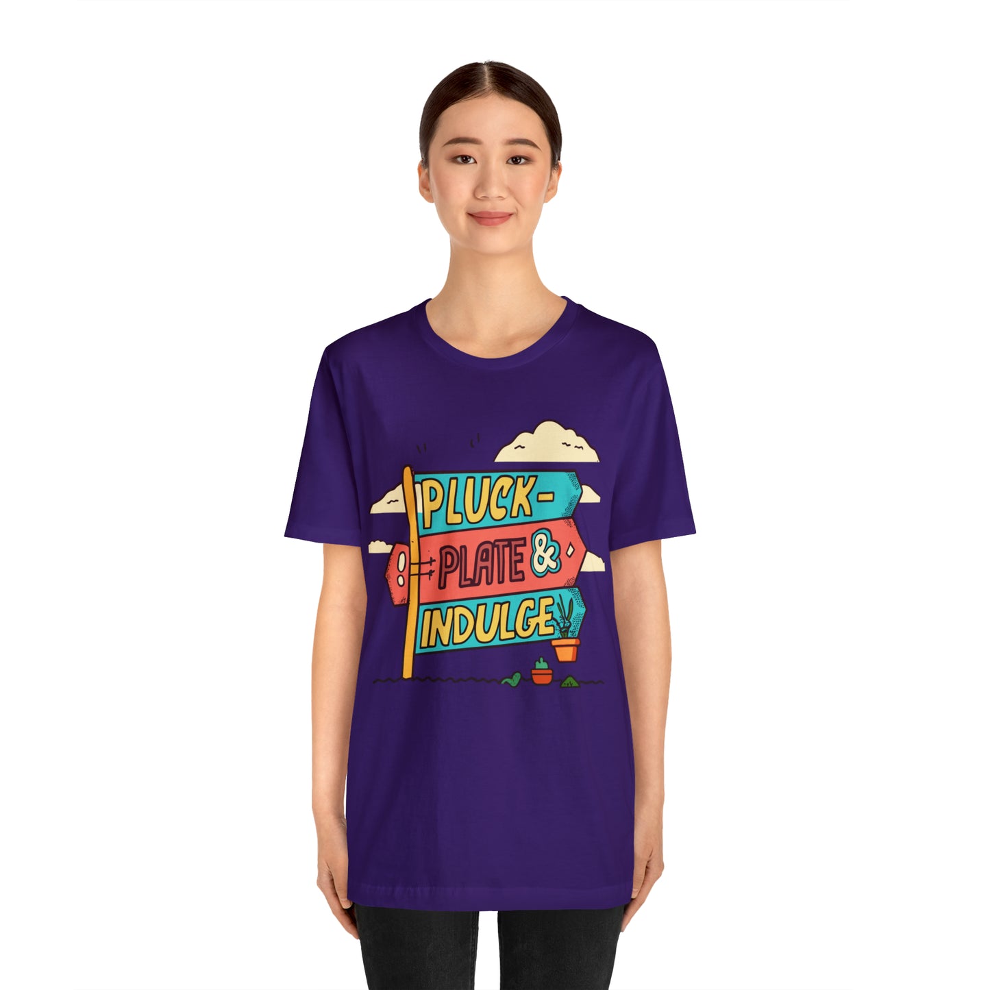 Pluck Plate & Indulge Farm-to-Table Culinary Delight T-Shirt