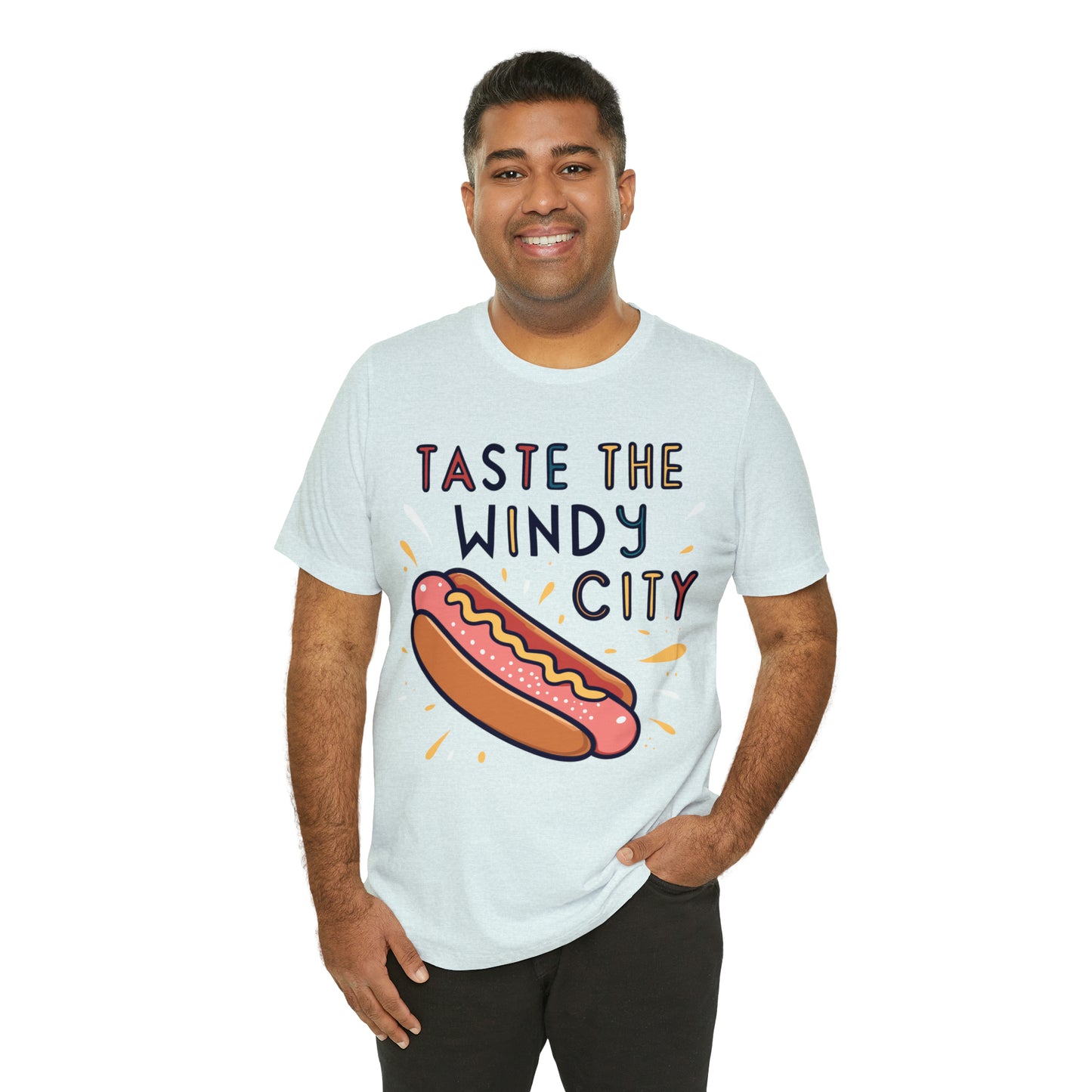 Taste The Windy City Chicago Hot Dog Lover Best Bites T-Shirt