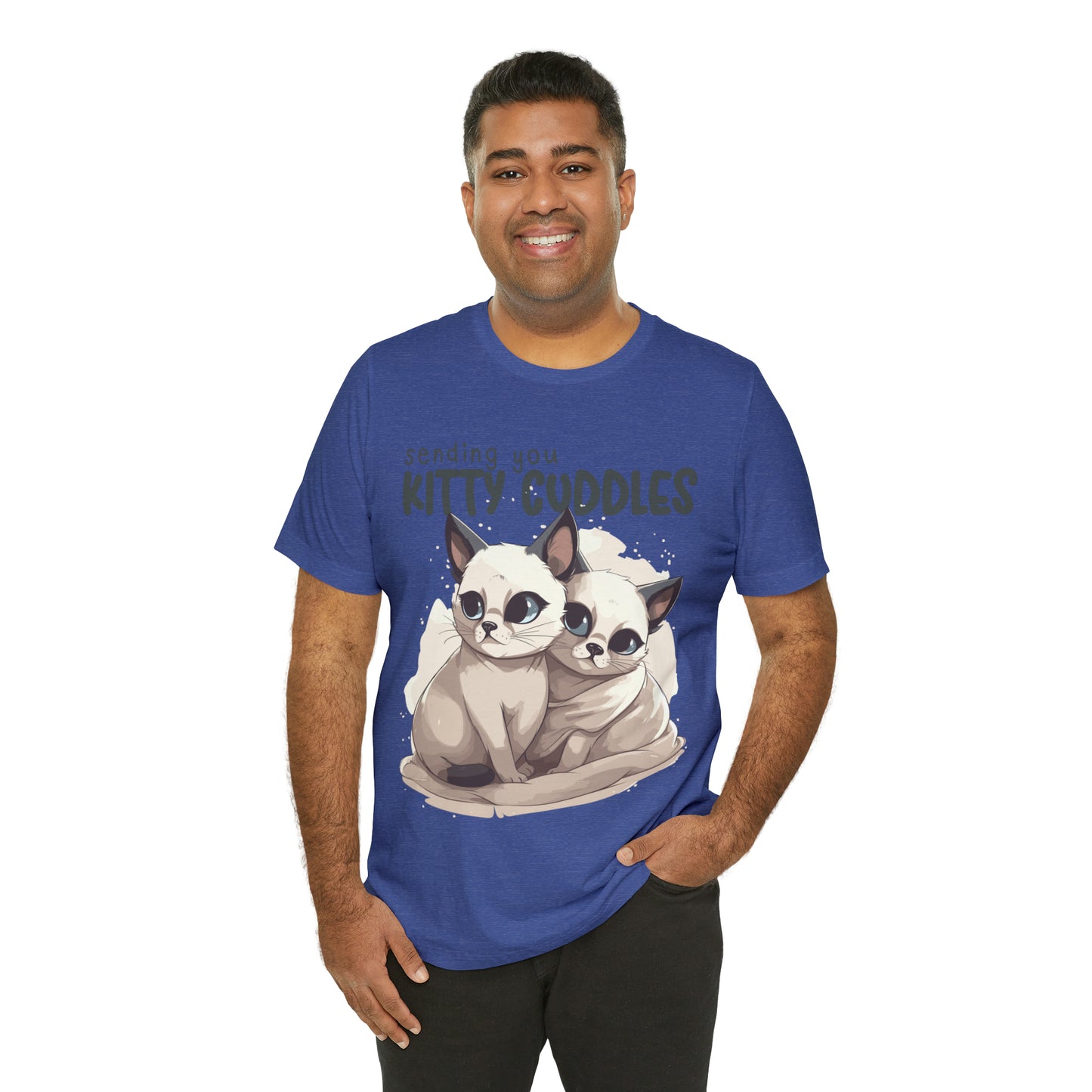 Warm Feline Hugs Sending You Kitty Cuddles Cat Lover T-Shirt