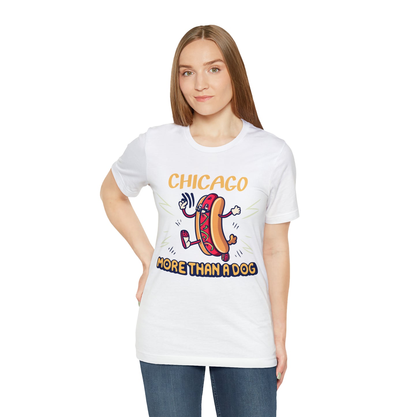 Chicago More Than a Dog Hot Dog Lover's Iconic Windy City T-Shirt