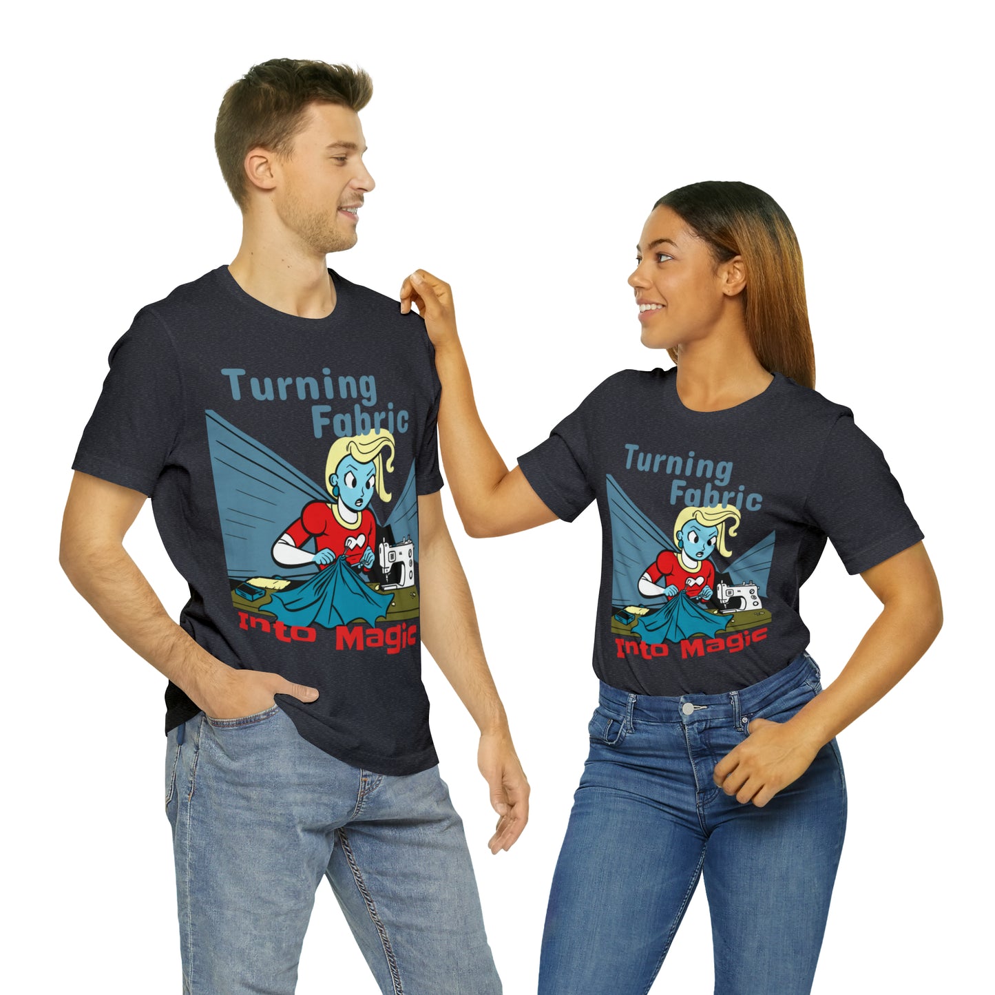 Turning Fabric In Magic Sewing Mystical Stitchery Creations T-Shirt