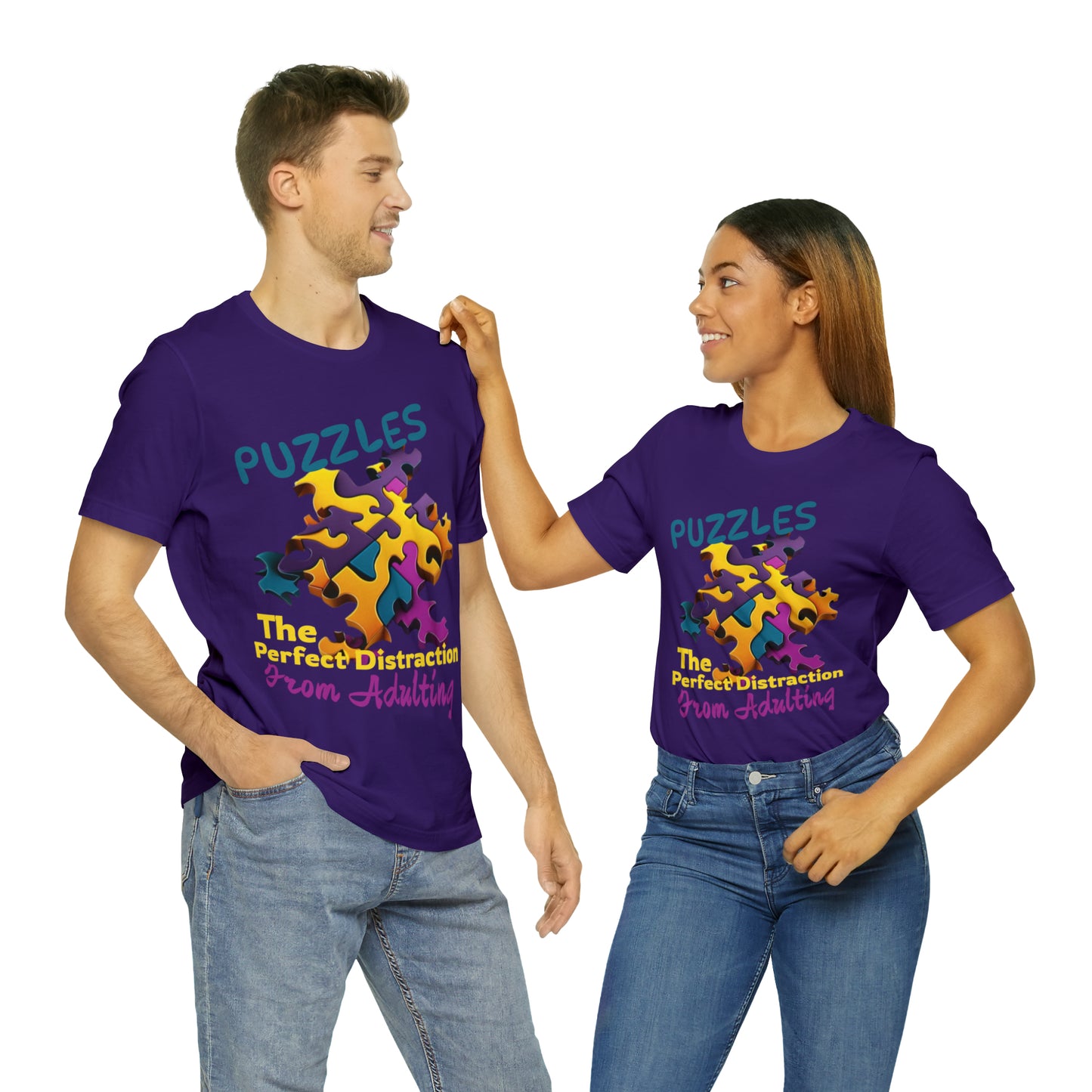 Puzzles The Perfect Distraction From Adulting Escapism T-Shirt