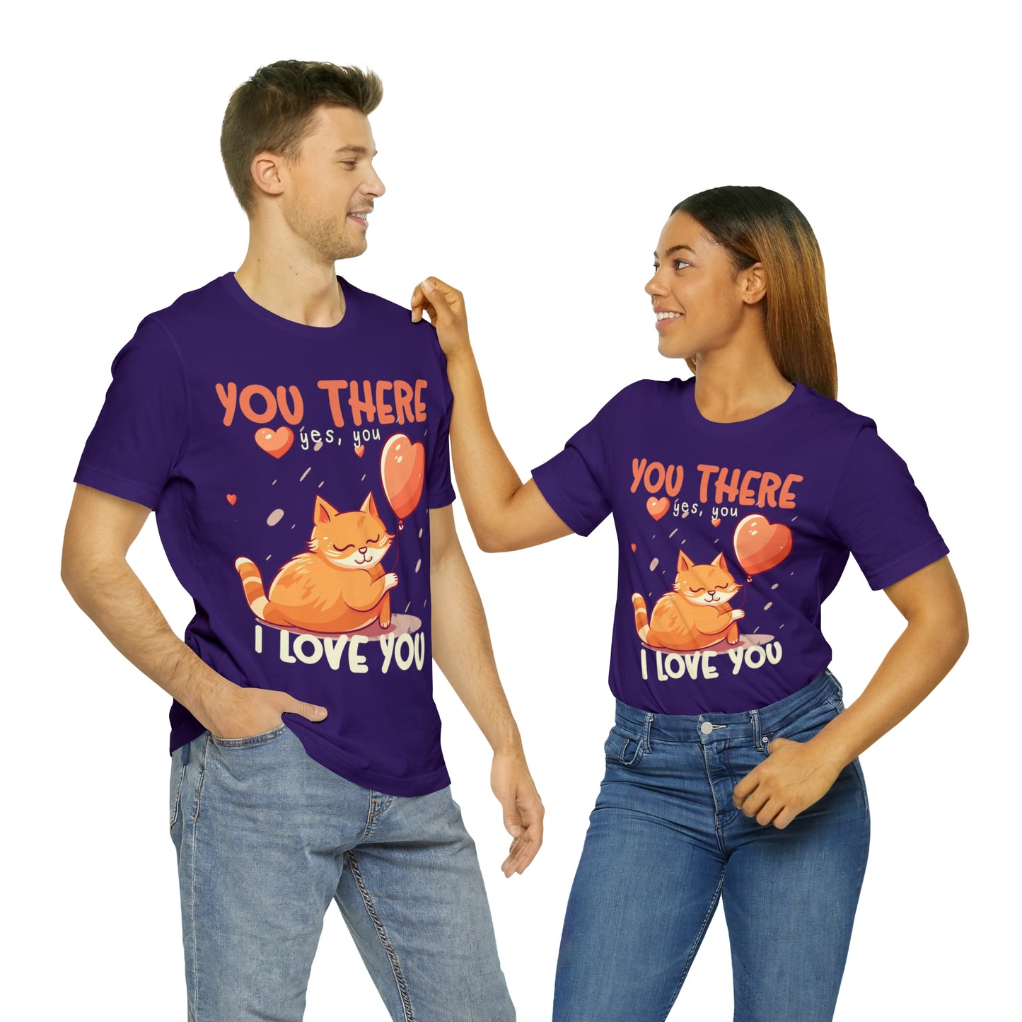 You There Yes, You I Love You Kitten Cat Lover Sleeping T-Shirt