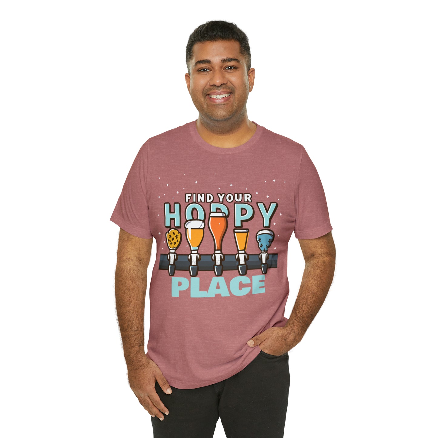 Find Your Hoppy Place Brewing Happiness Craft Beer T-Shirt