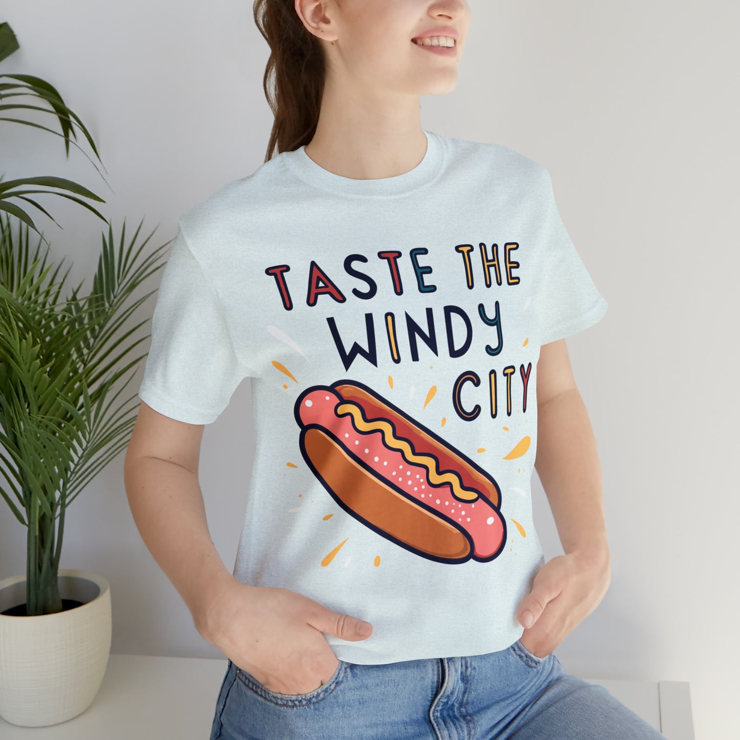 Taste The Windy City Chicago Hot Dog Lover Best Bites T-Shirt