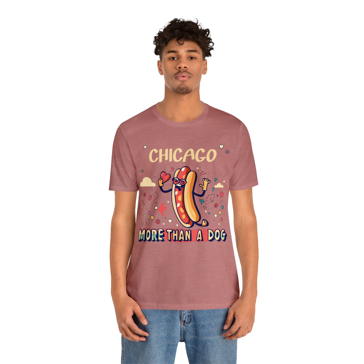 Chicago More Than a Dog Hot Dog Lover's Iconic Windy City T-Shirt