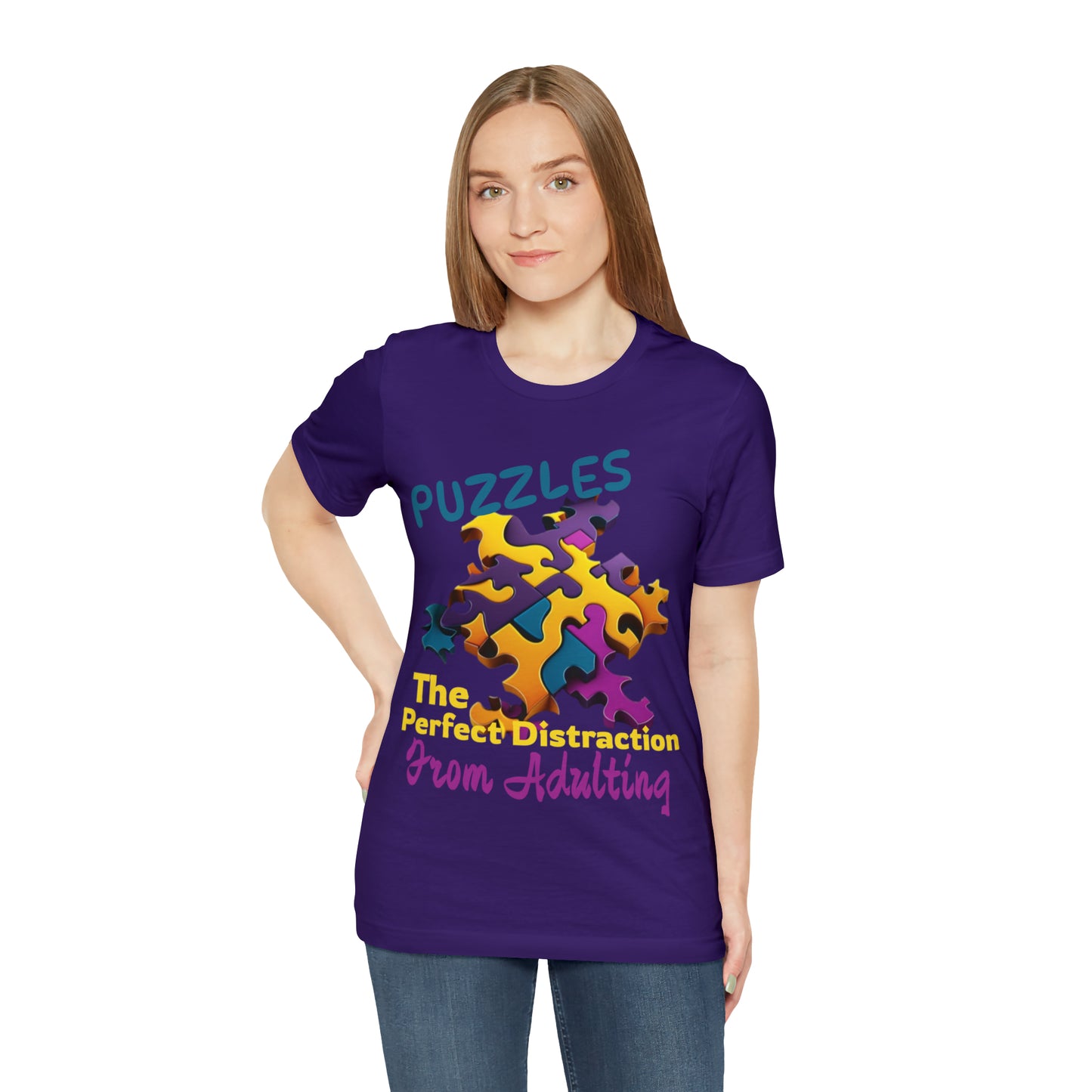 Puzzles The Perfect Distraction From Adulting Escapism T-Shirt