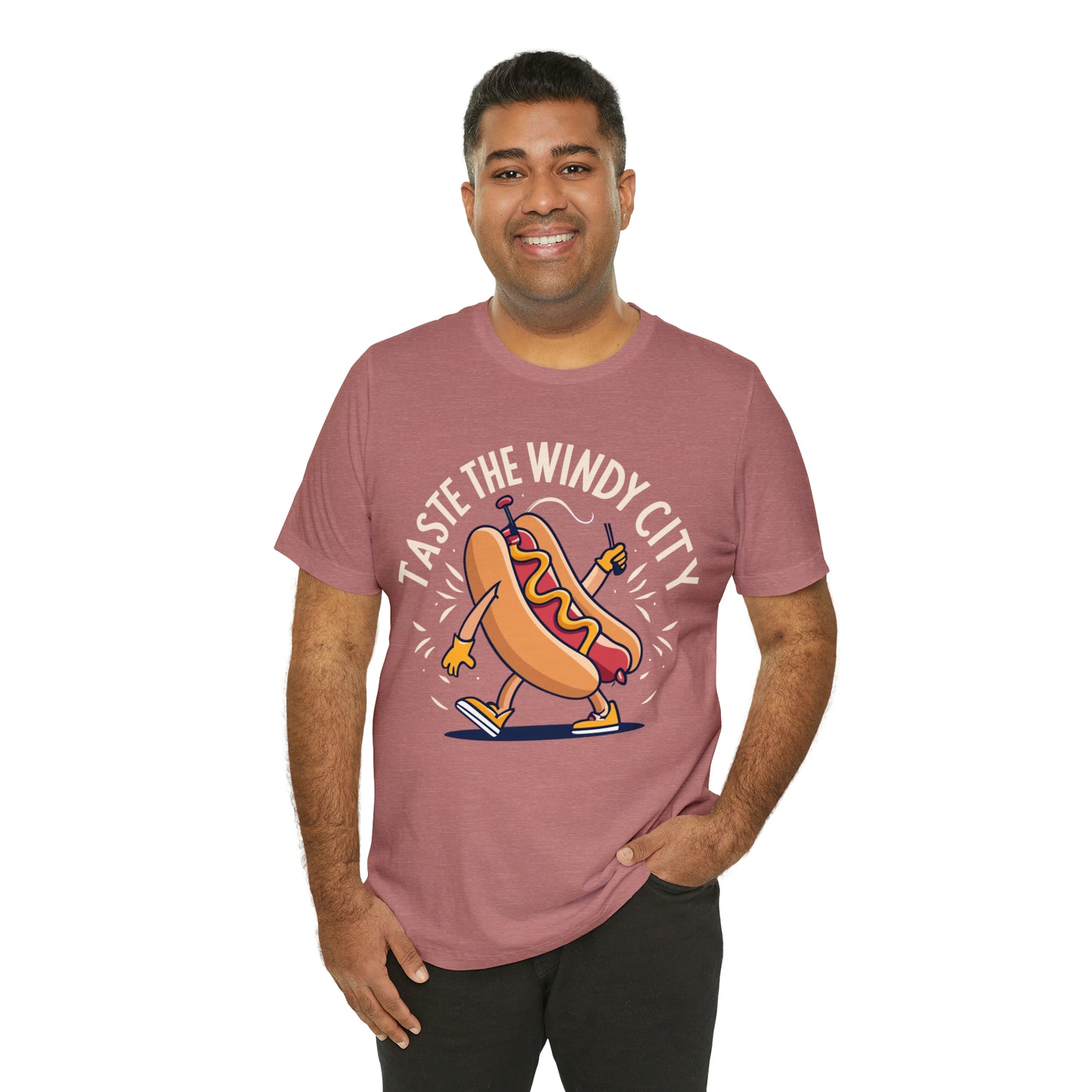 Taste The Windy City Chicago Hot Dog Lover Best Bites T-Shirt