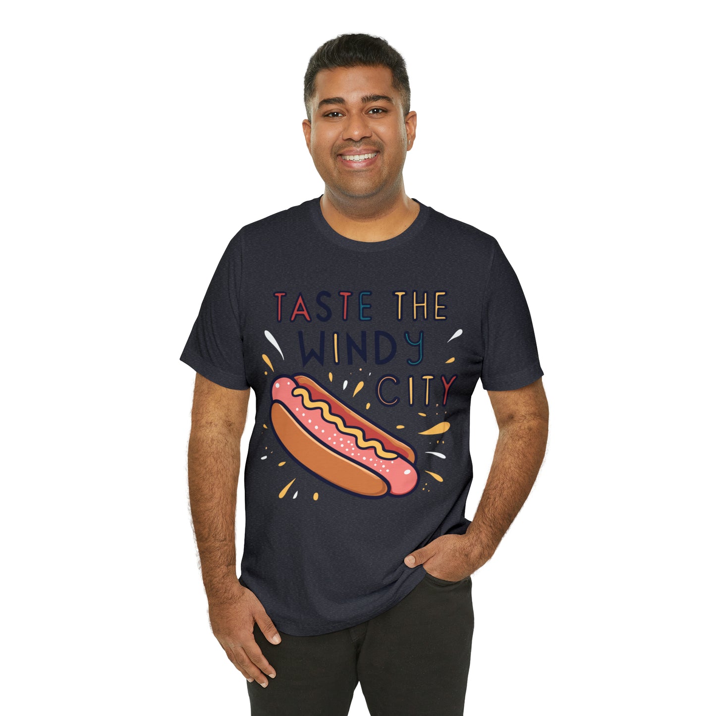 Taste The Windy City Chicago Hot Dog Lover Best Bites T-Shirt