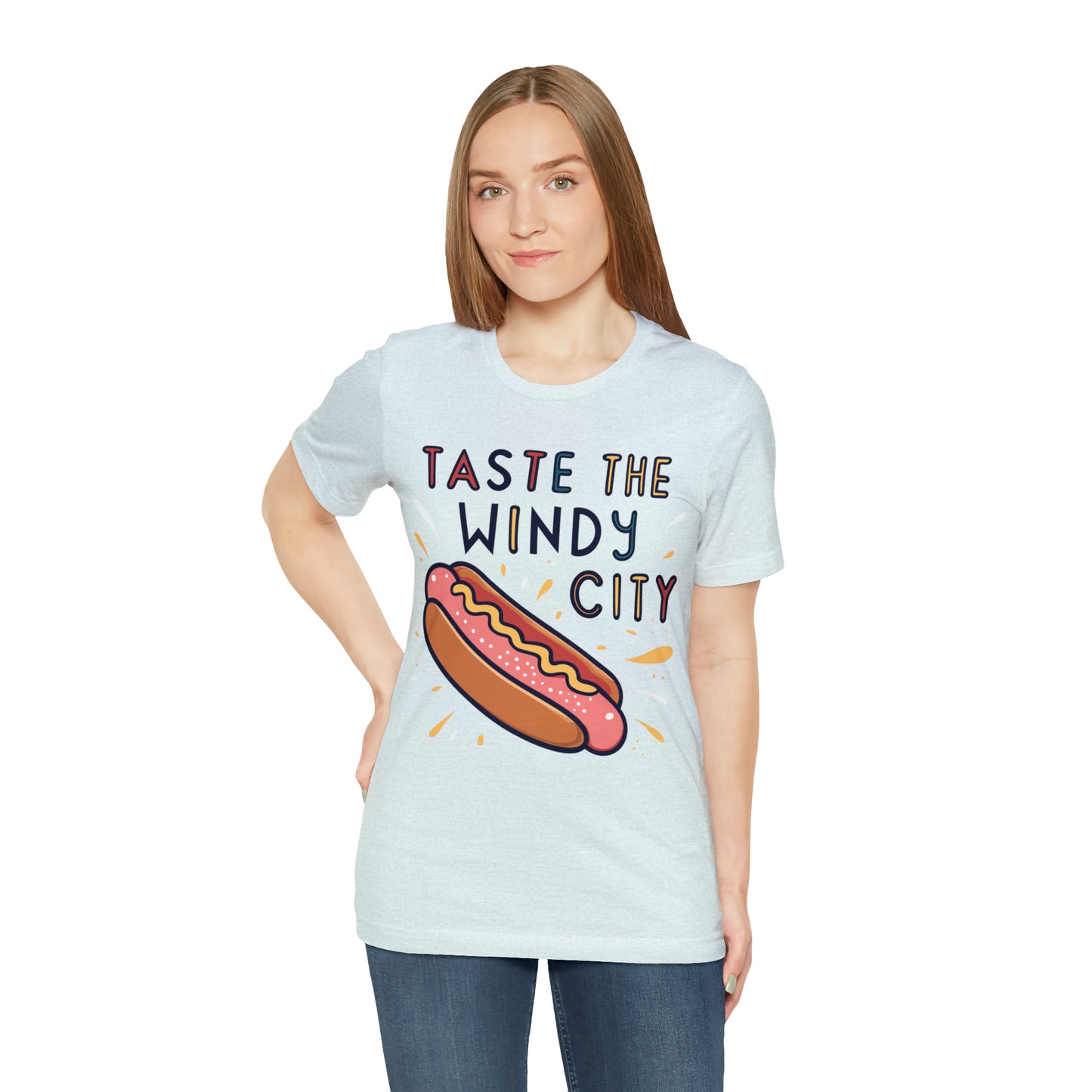 Taste The Windy City Chicago Hot Dog Lover Best Bites T-Shirt