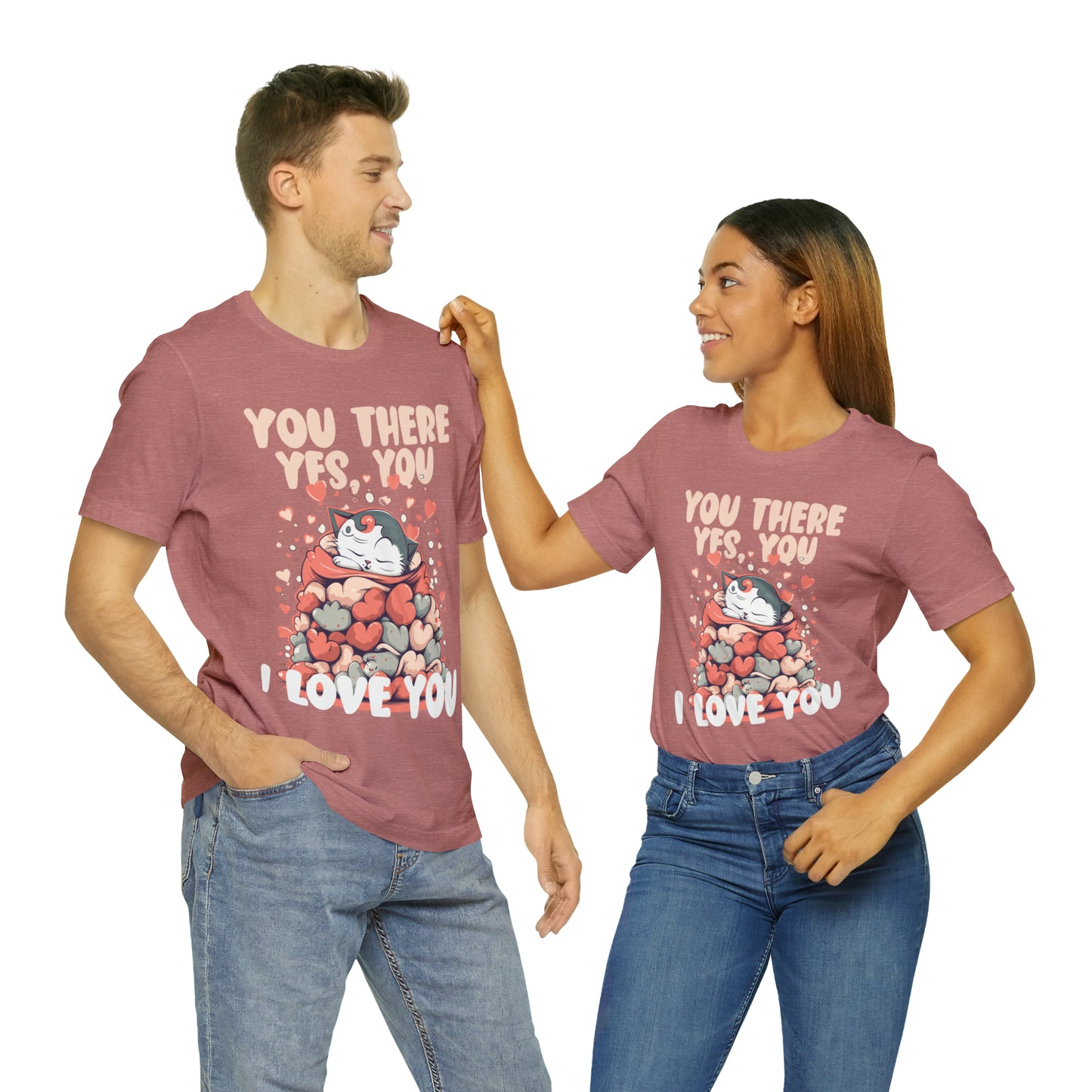 You There Yes, You I Love You Kitten Cat Lover Sleeping T-Shirt