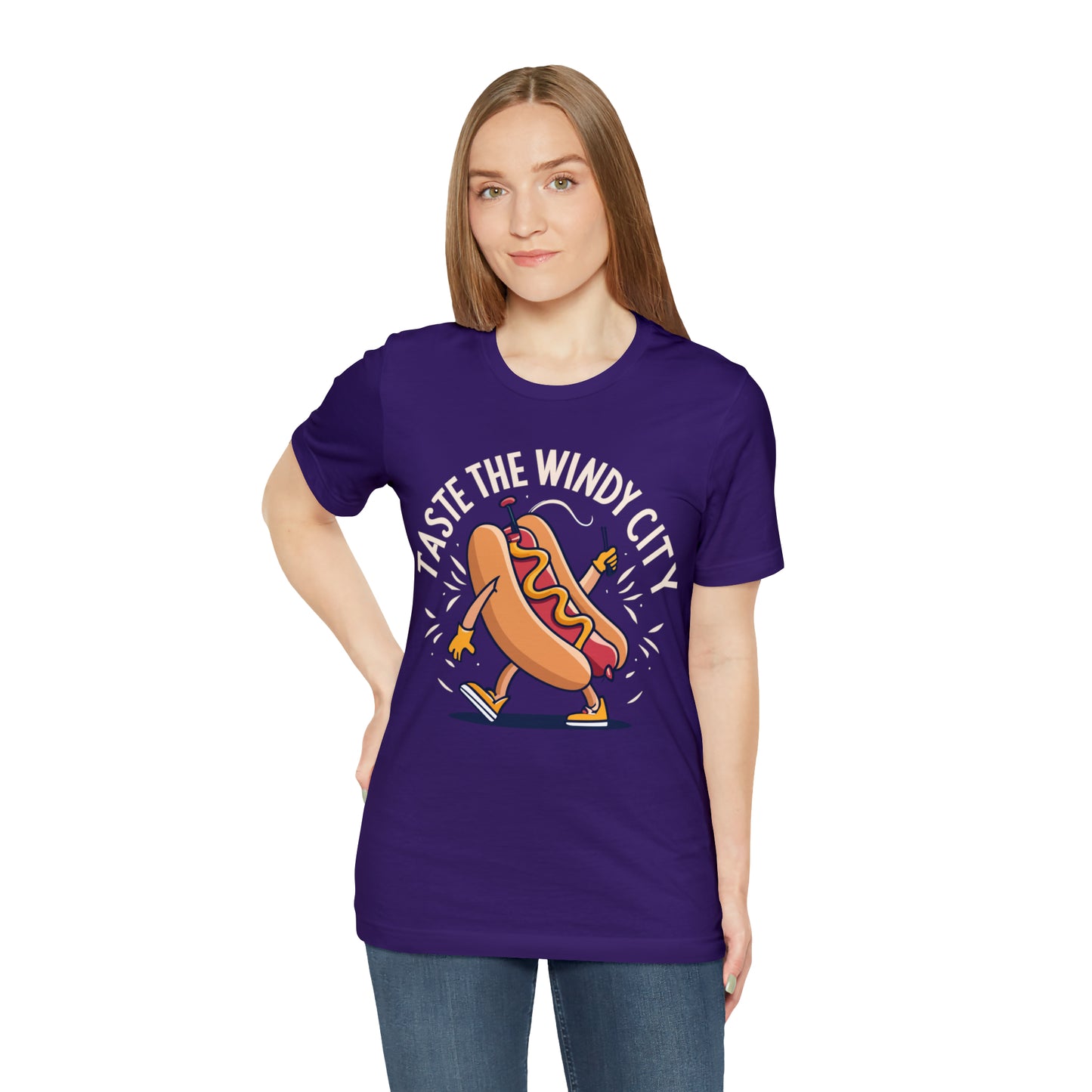 Taste The Windy City Chicago Hot Dog Lover Best Bites T-Shirt