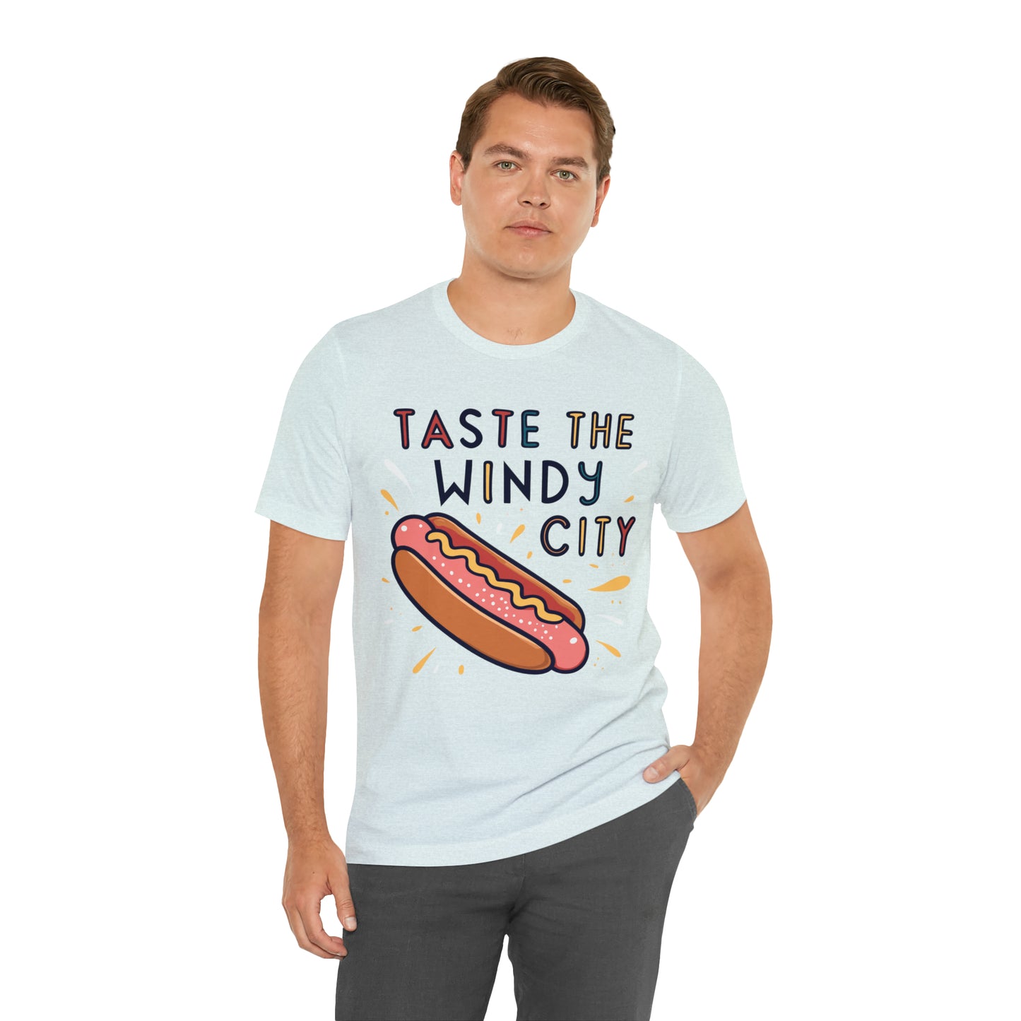 Taste The Windy City Chicago Hot Dog Lover Best Bites T-Shirt