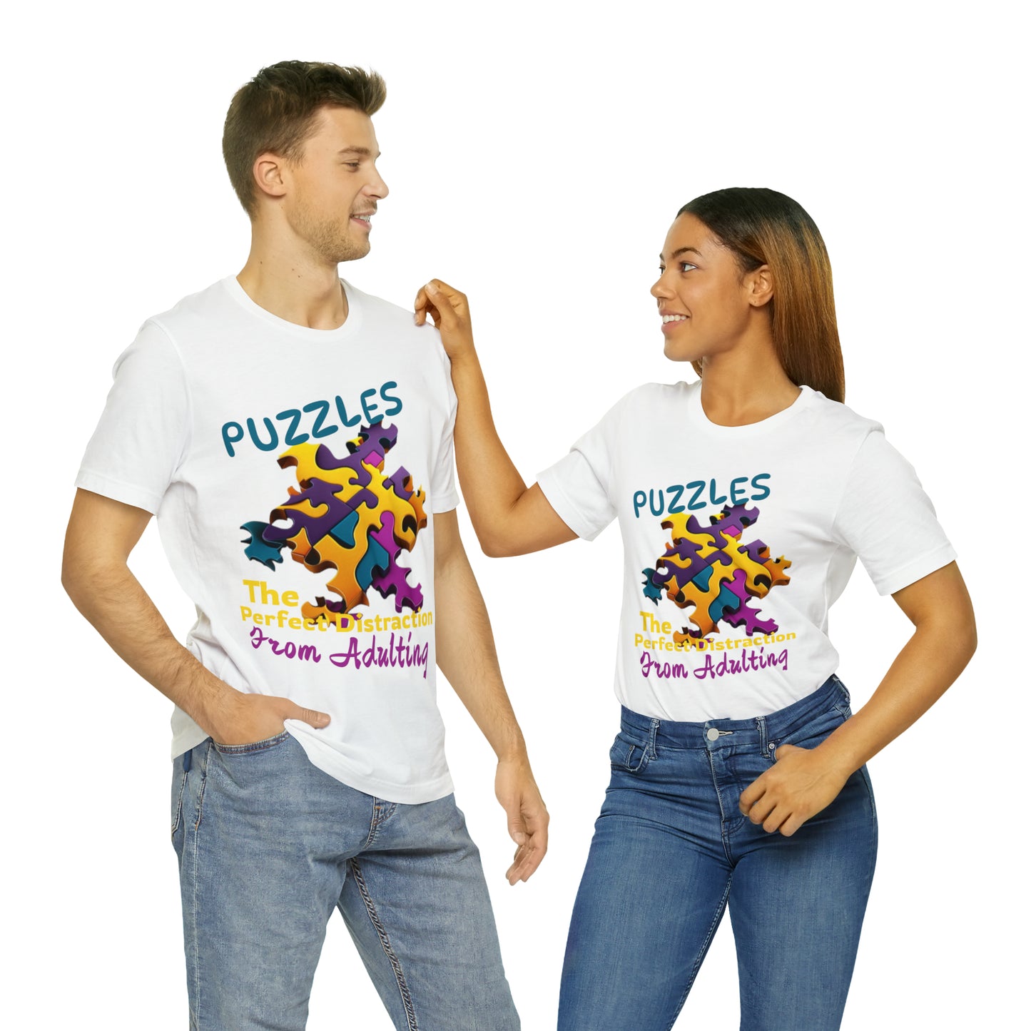 Puzzles The Perfect Distraction From Adulting Escapism T-Shirt