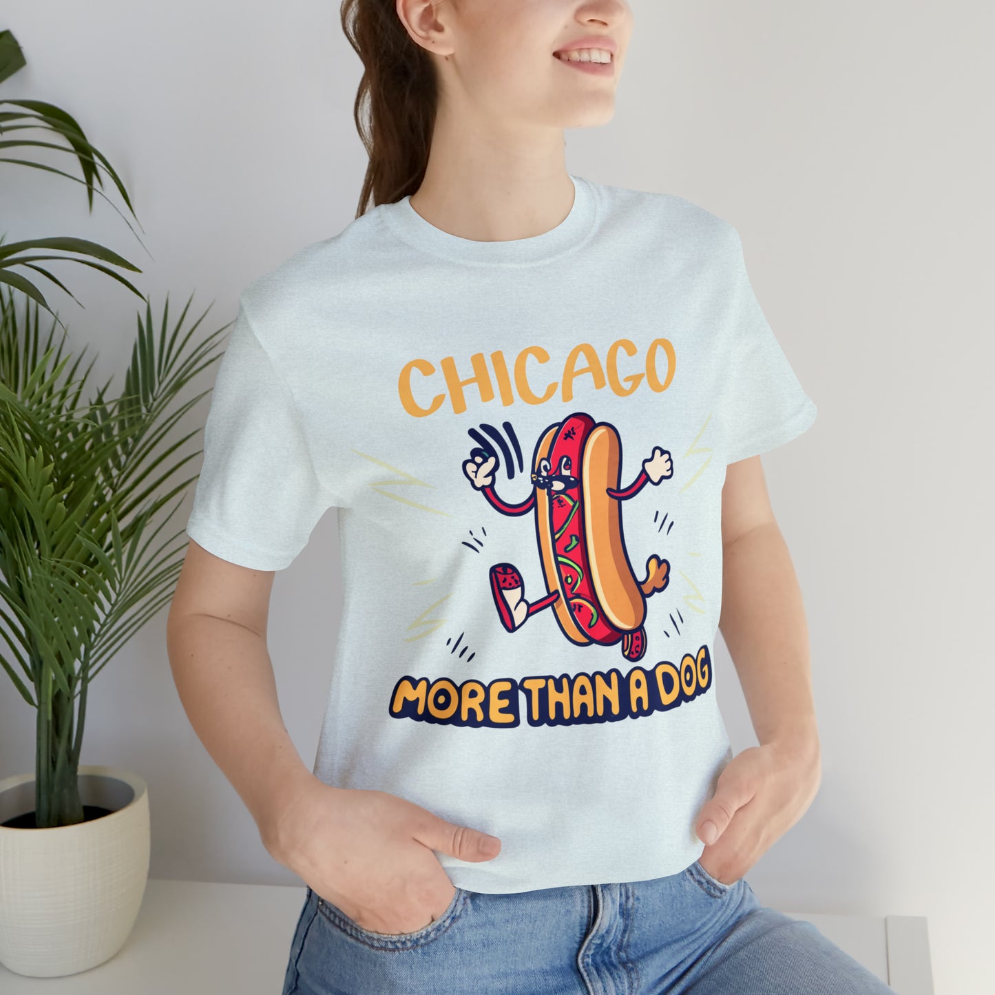 Chicago More Than a Dog Hot Dog Lover's Iconic Windy City T-Shirt