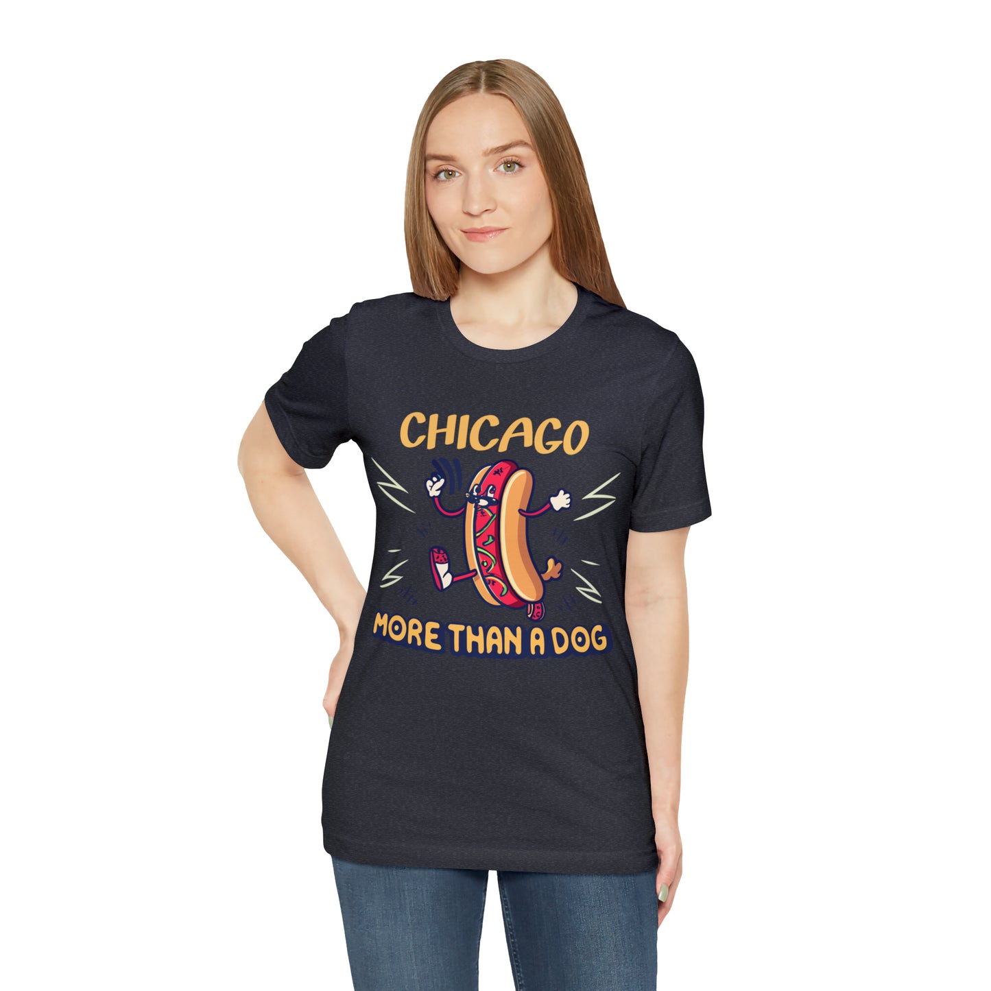 Chicago More Than a Dog Hot Dog Lover's Iconic Windy City T-Shirt