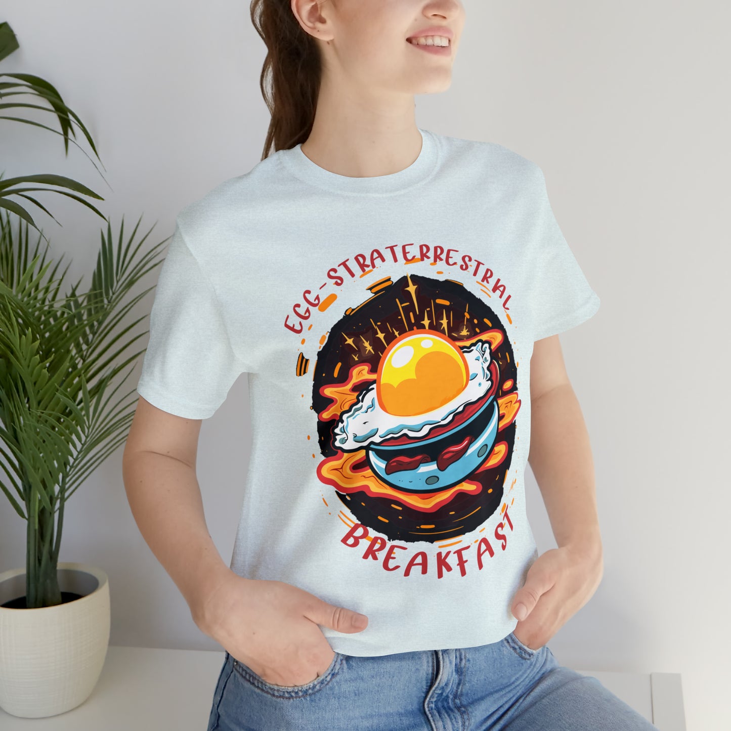 Egg-straterrestrial Breakfast: Out-of-This-World Egg Lovers T-Shirt