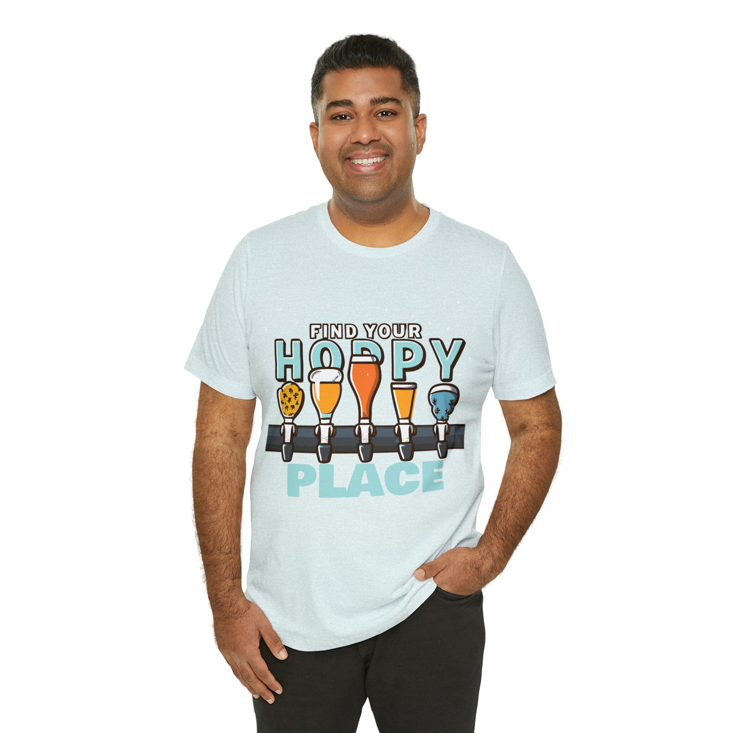 Find Your Hoppy Place Brewing Happiness Craft Beer T-Shirt