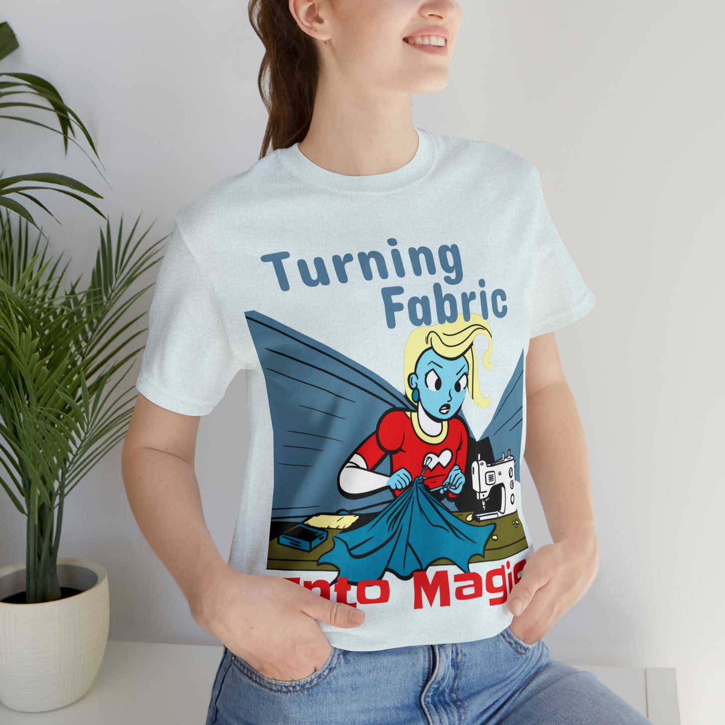 Turning Fabric In Magic Sewing Mystical Stitchery Creations T-Shirt