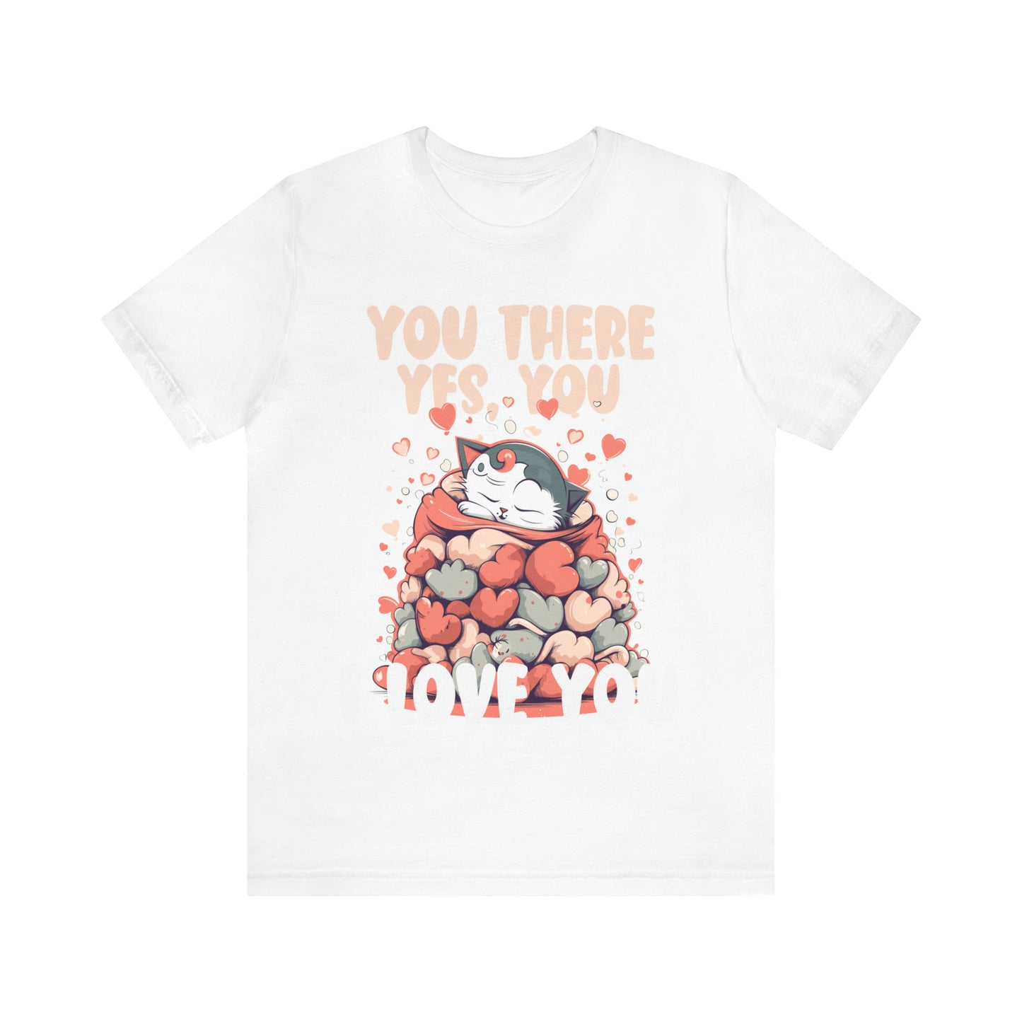 You There Yes, You I Love You Kitten Cat Lover Sleeping T-Shirt