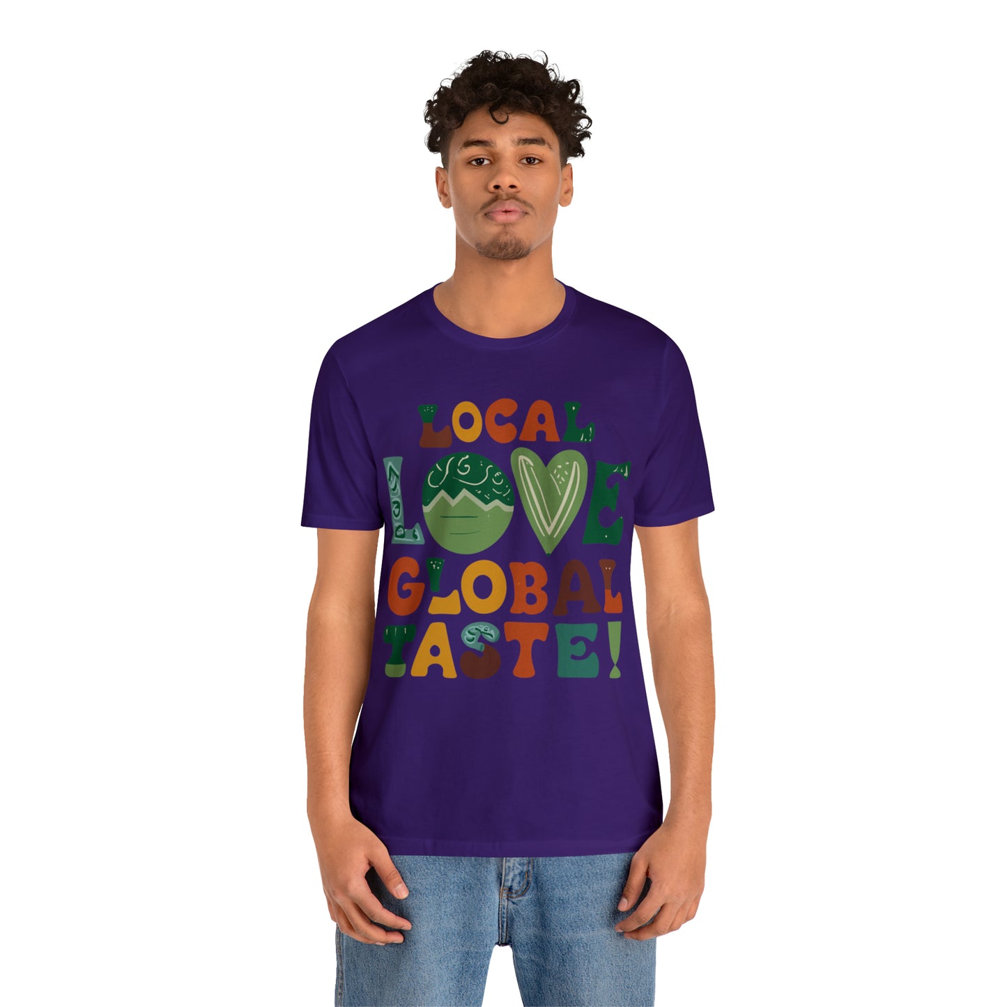 Local Love, Global Taste Culinary Farm-to-Table Cooking T-Shirt