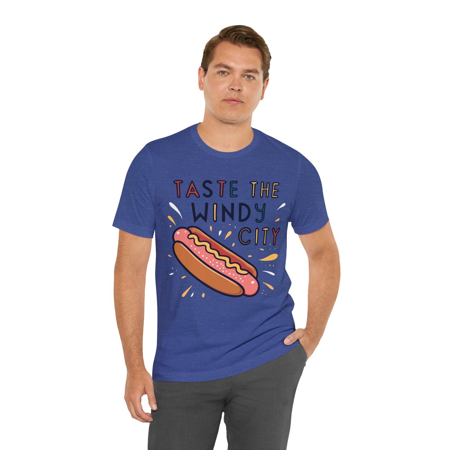 Taste The Windy City Chicago Hot Dog Lover Best Bites T-Shirt