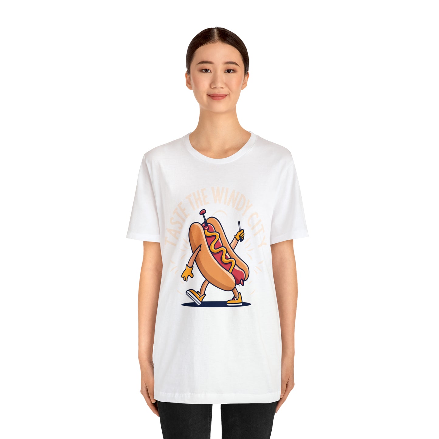 Taste The Windy City Chicago Hot Dog Lover Best Bites T-Shirt