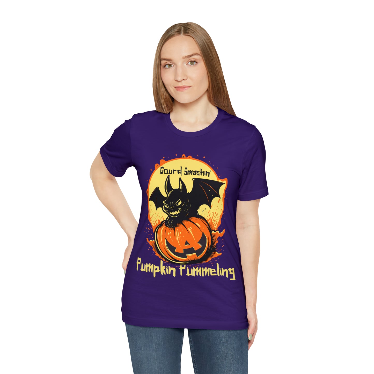 Gourd Smashin' Pumpkin Pummeling Halloween Autumn Harvest T-Shirt