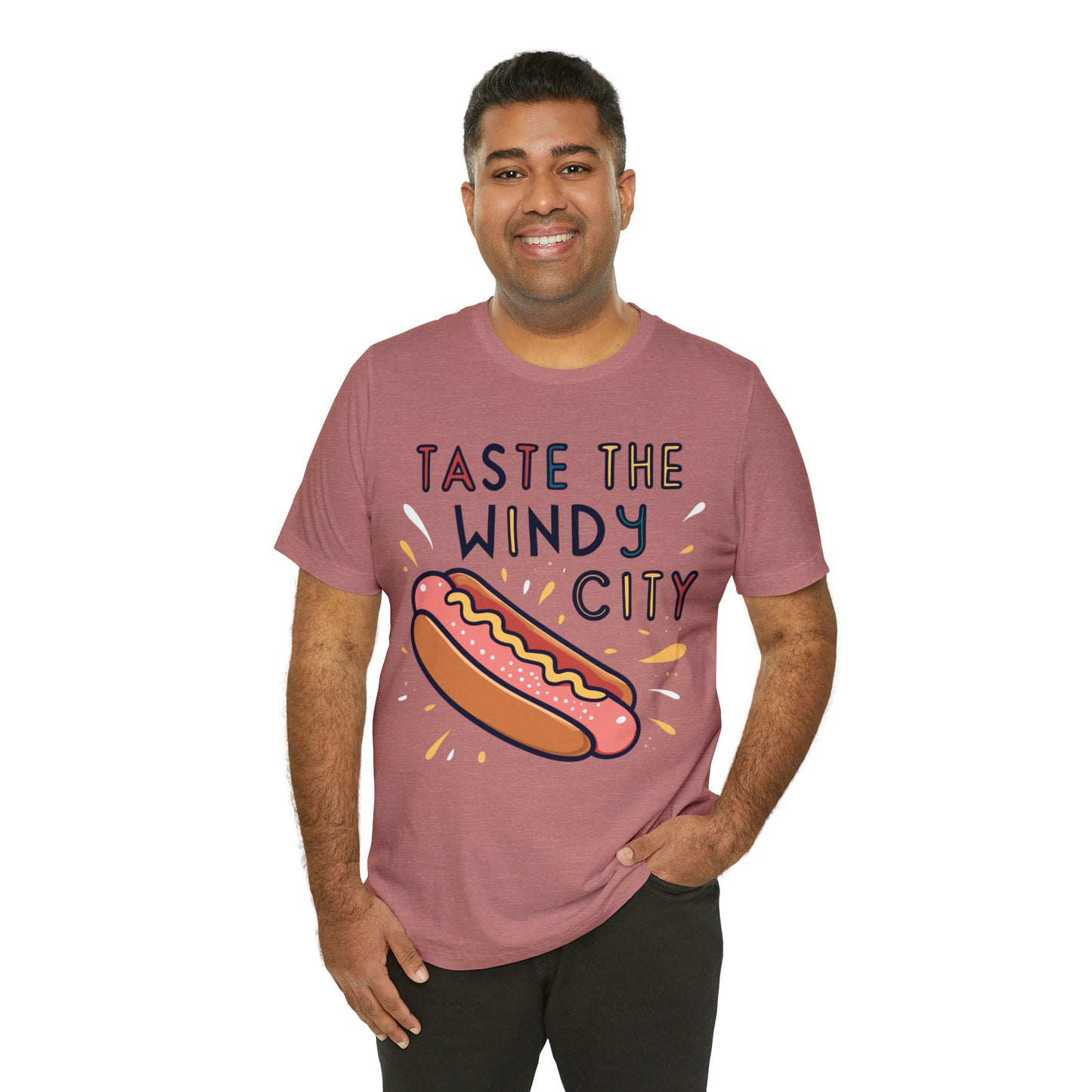 Taste The Windy City Chicago Hot Dog Lover Best Bites T-Shirt