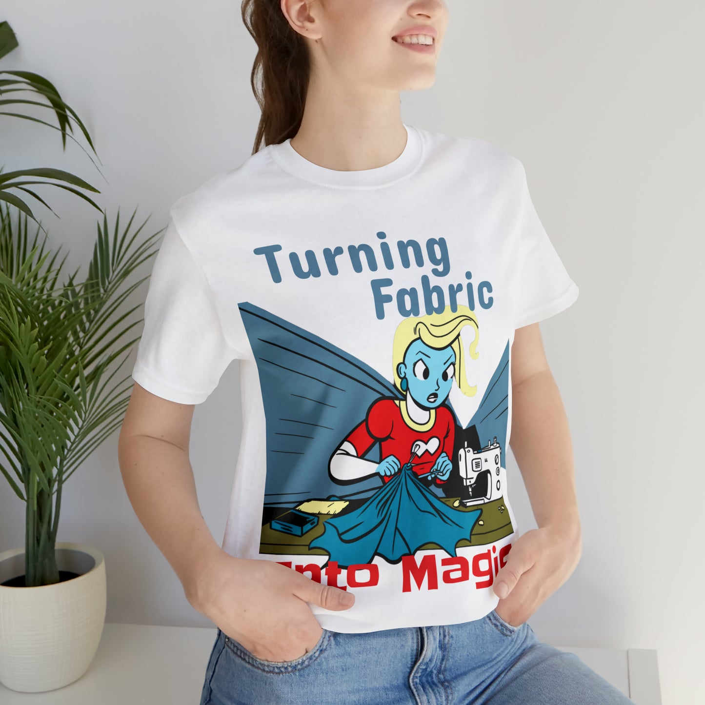 Turning Fabric In Magic Sewing Mystical Stitchery Creations T-Shirt