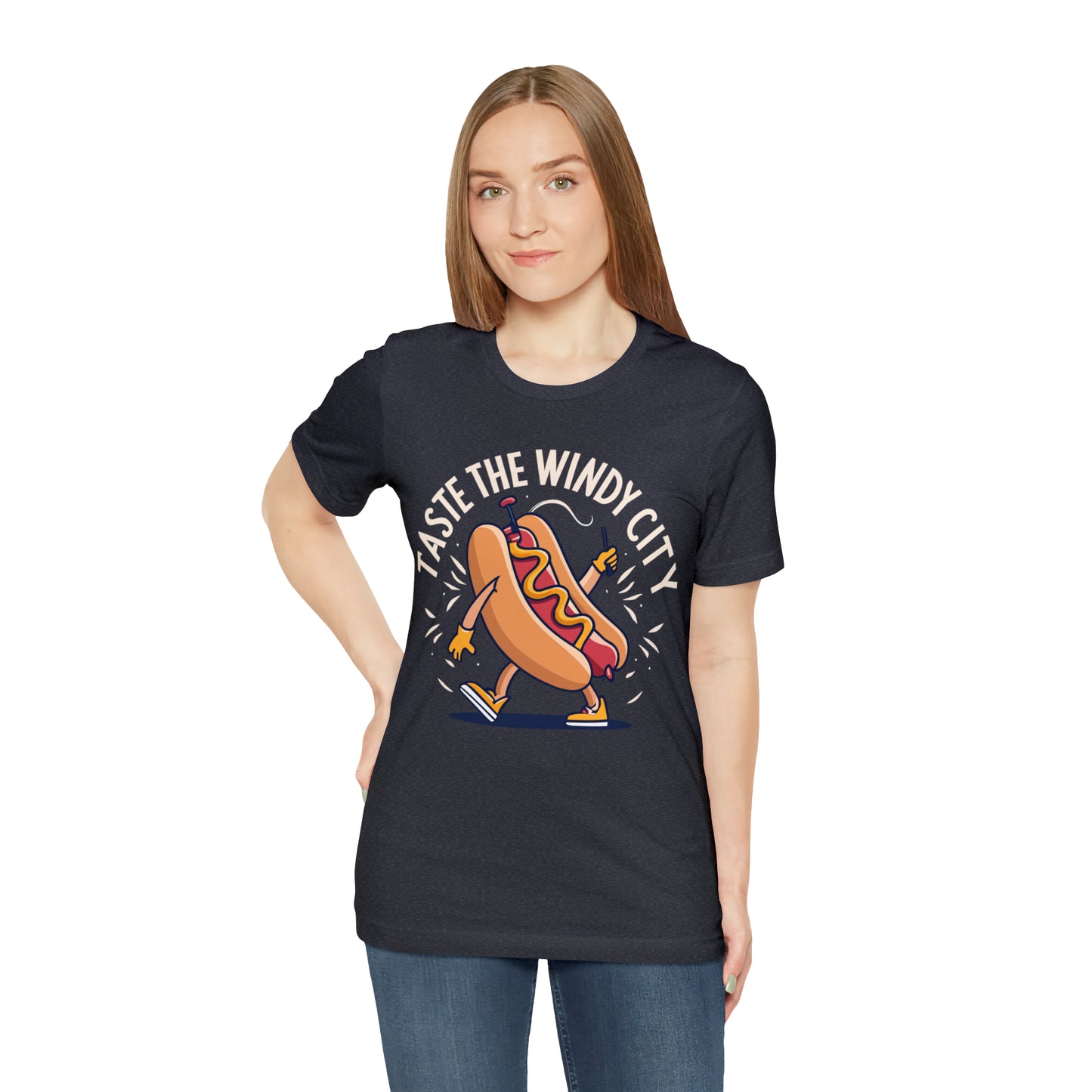 Taste The Windy City Chicago Hot Dog Lover Best Bites T-Shirt