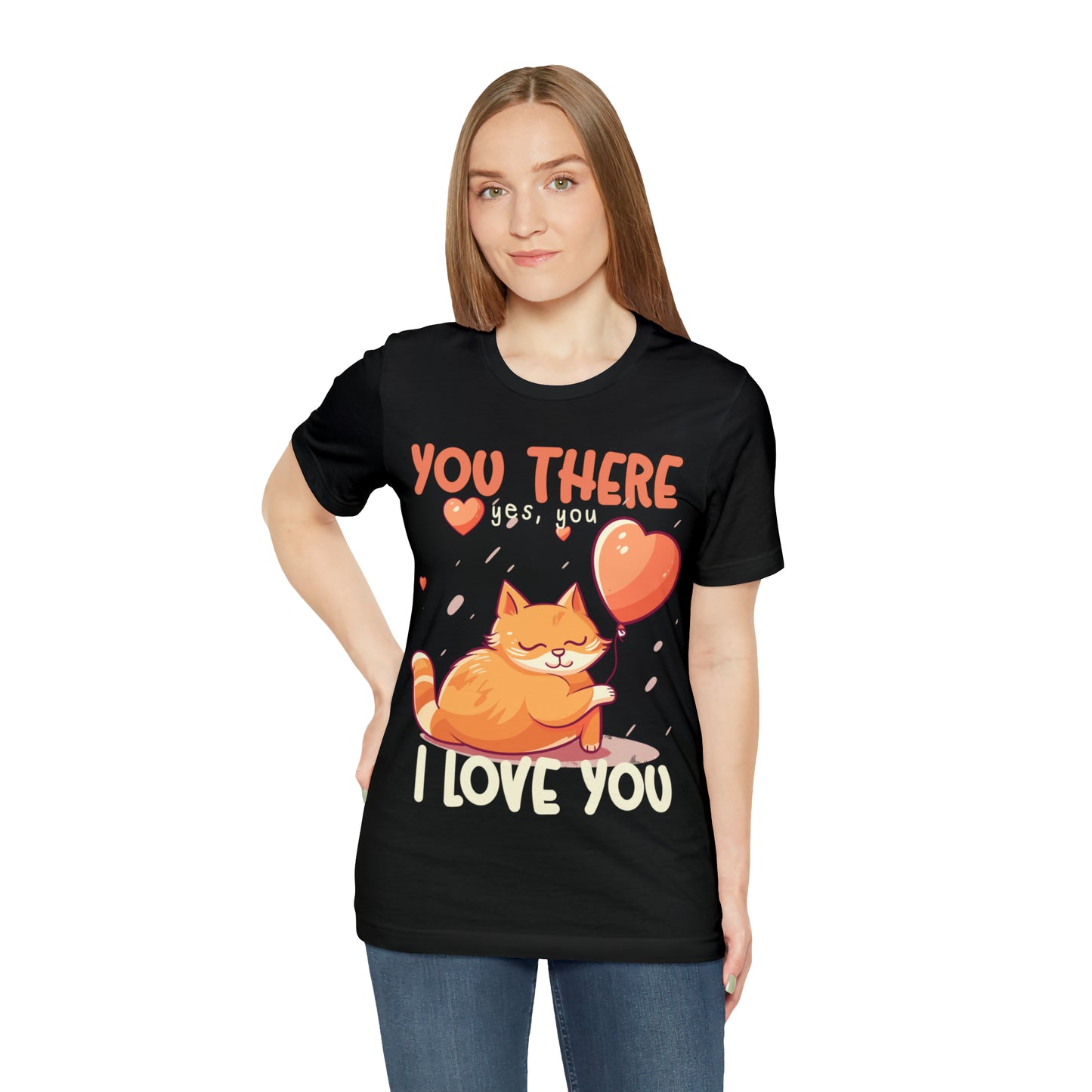 You There Yes, You I Love You Kitten Cat Lover Sleeping T-Shirt