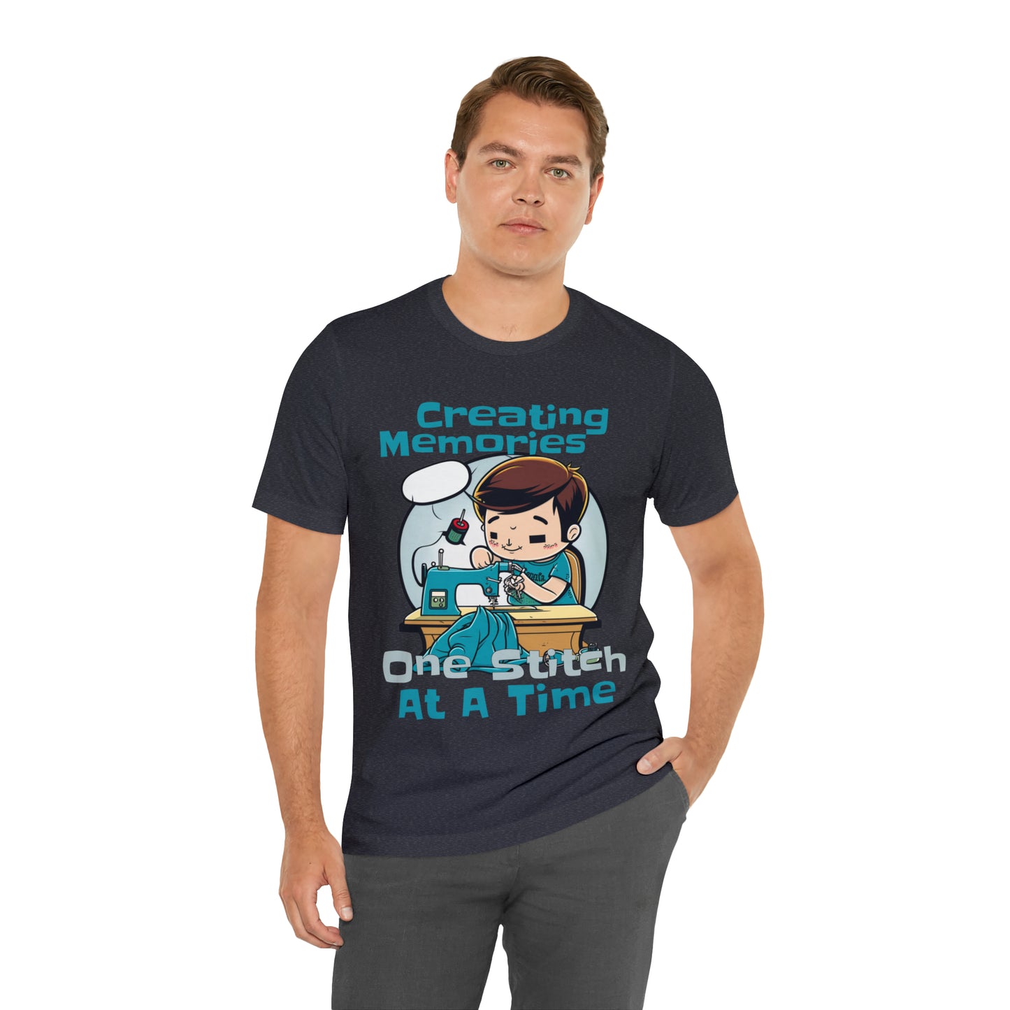 Creating Memories One Stitch At A Time Sewing Crafting T-Shirt