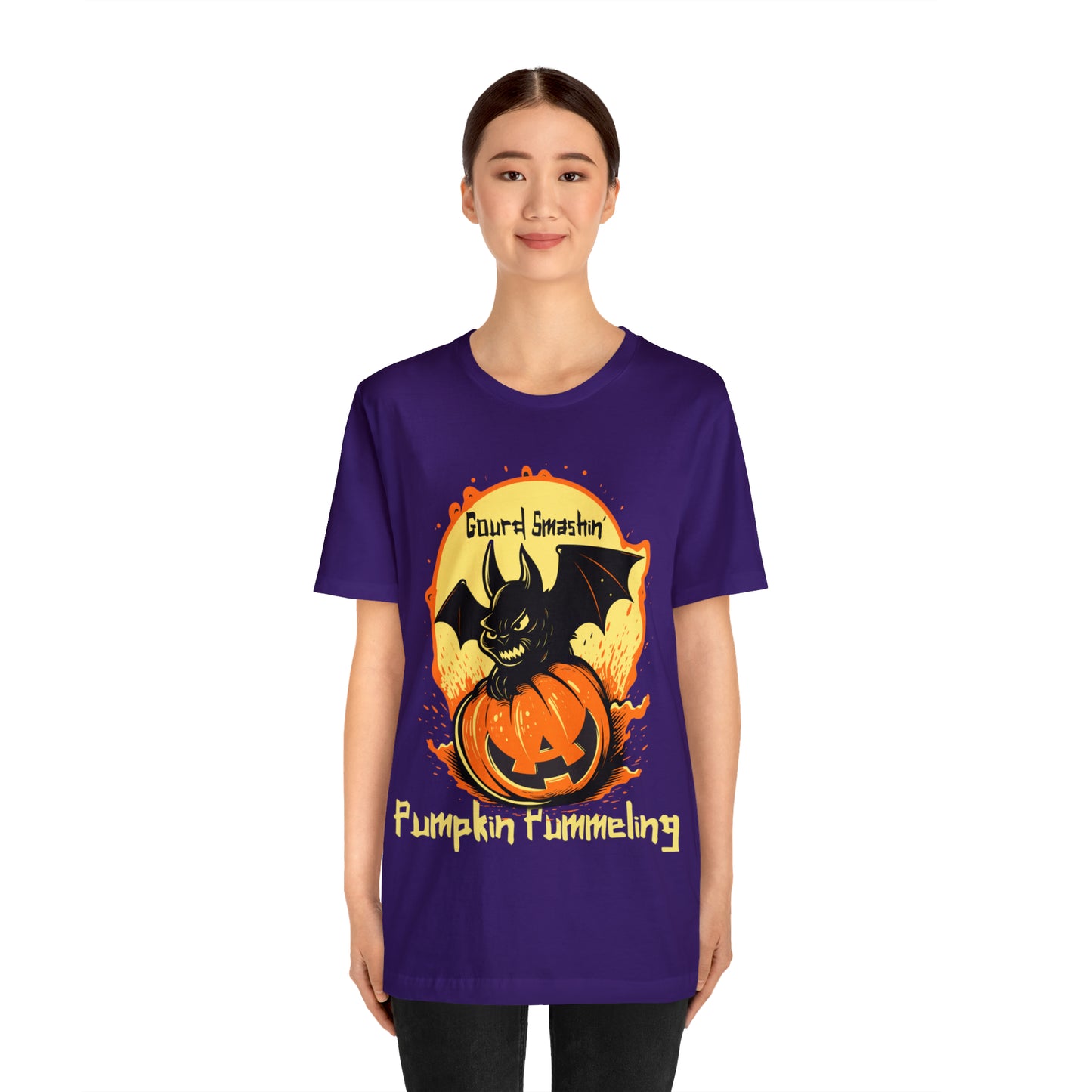 Gourd Smashin' Pumpkin Pummeling Halloween Autumn Harvest T-Shirt