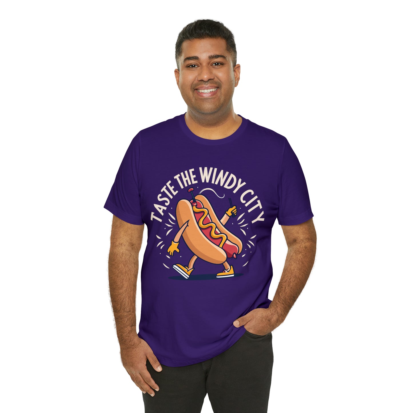 Taste The Windy City Chicago Hot Dog Lover Best Bites T-Shirt