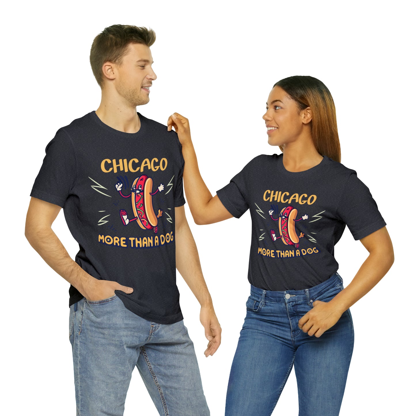 Chicago More Than a Dog Hot Dog Lover's Iconic Windy City T-Shirt