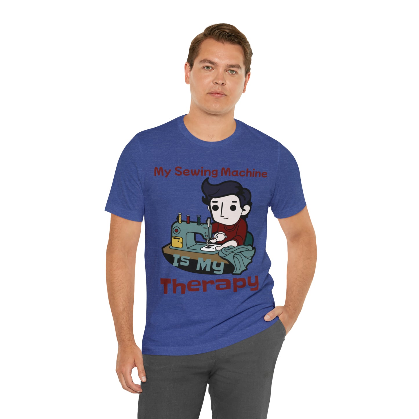 Sewing Machine Therapy: Finding Solace Through Stitches T-Shirt