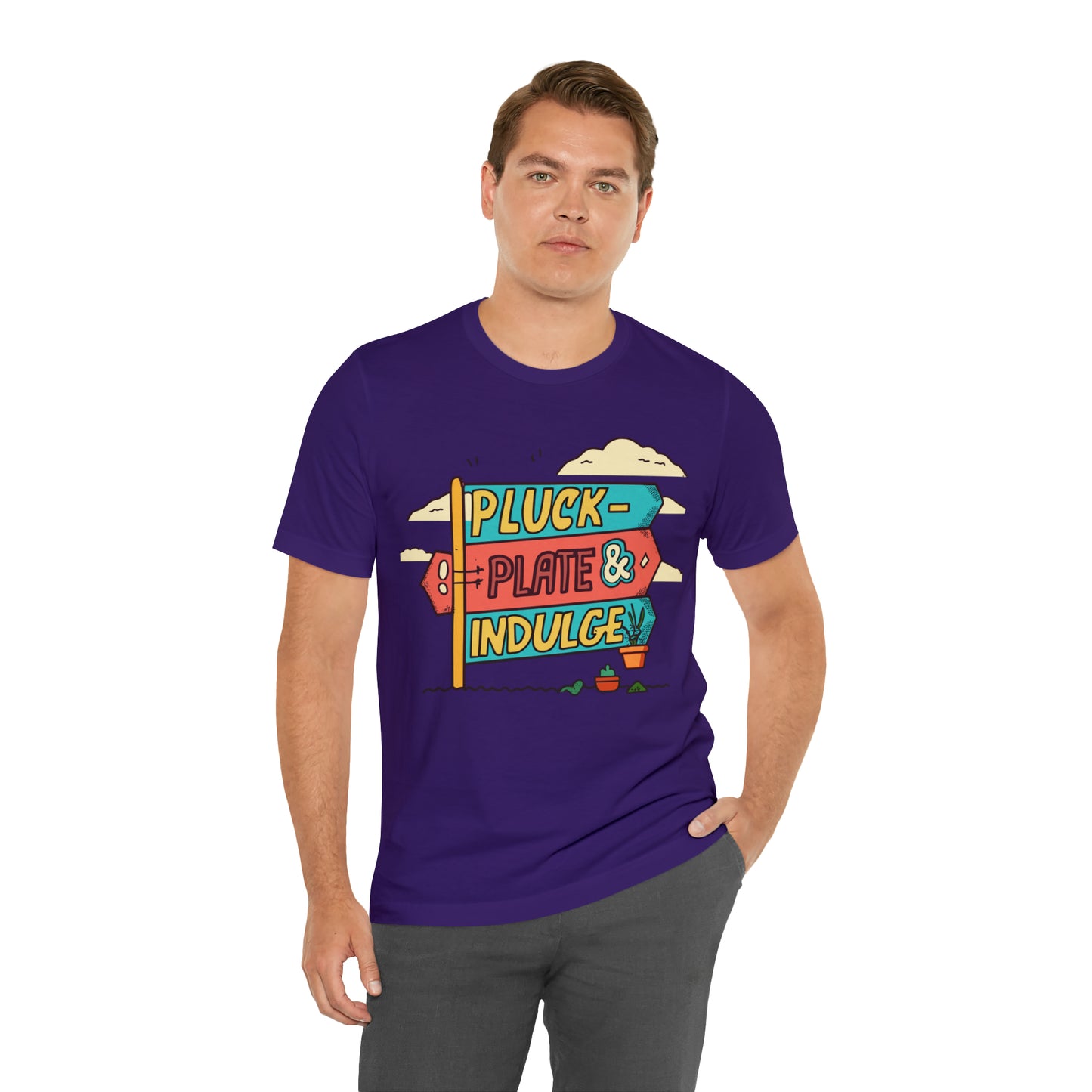 Pluck Plate & Indulge Farm-to-Table Culinary Delight T-Shirt