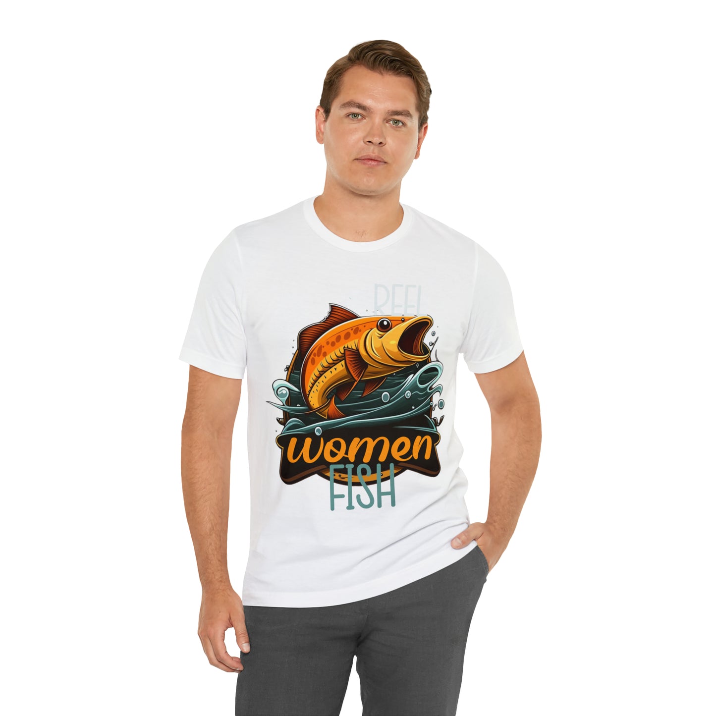 Reel Women Fish Fisherman Fishing Love Outdoors Angler T-Shirt